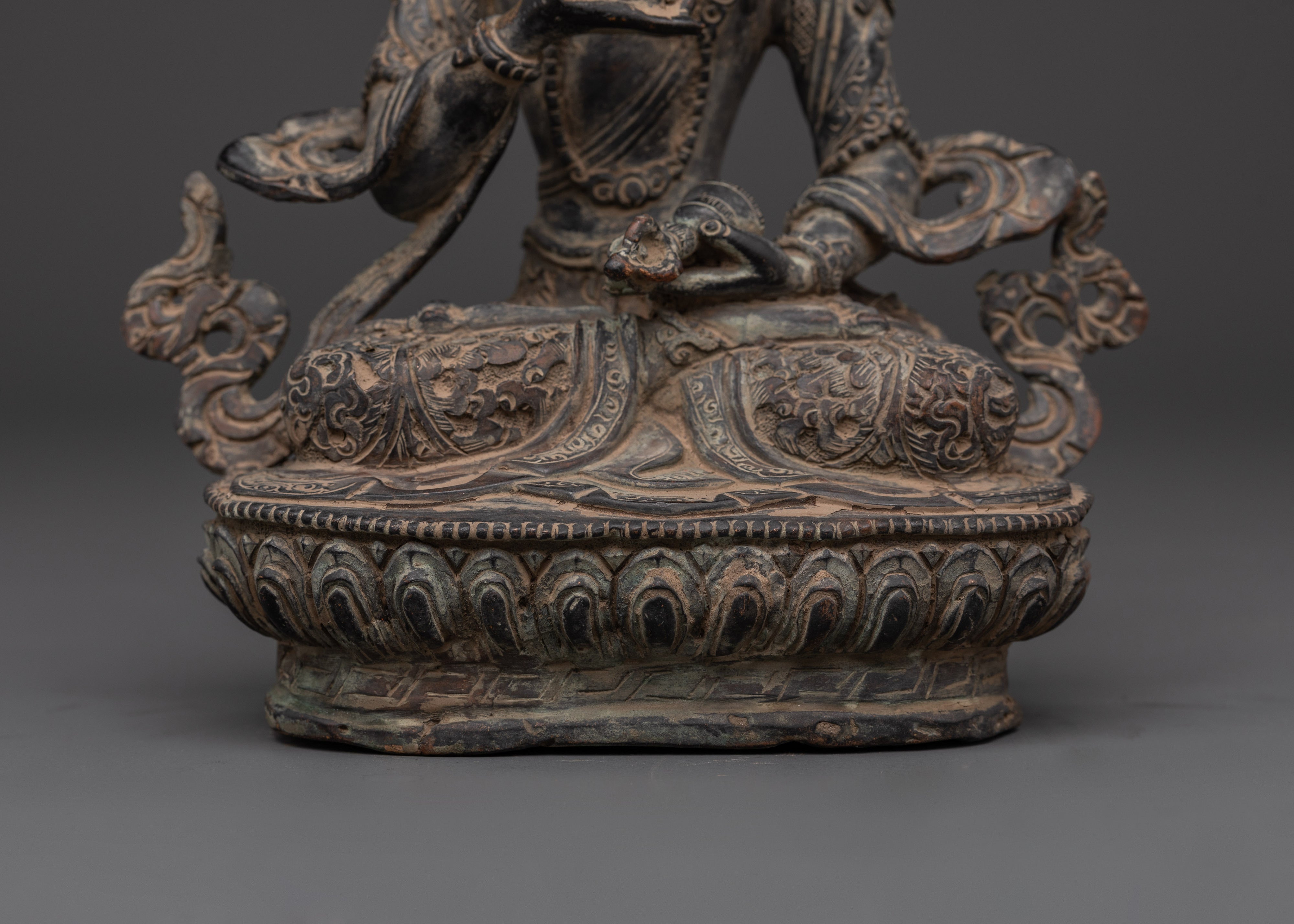 Tibetan Vajrasattva Purity Deity Statue | Enlightened Presence for Karma Healing