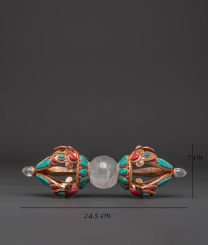 Handcrafted Tibetan Filigree Work Vajra
