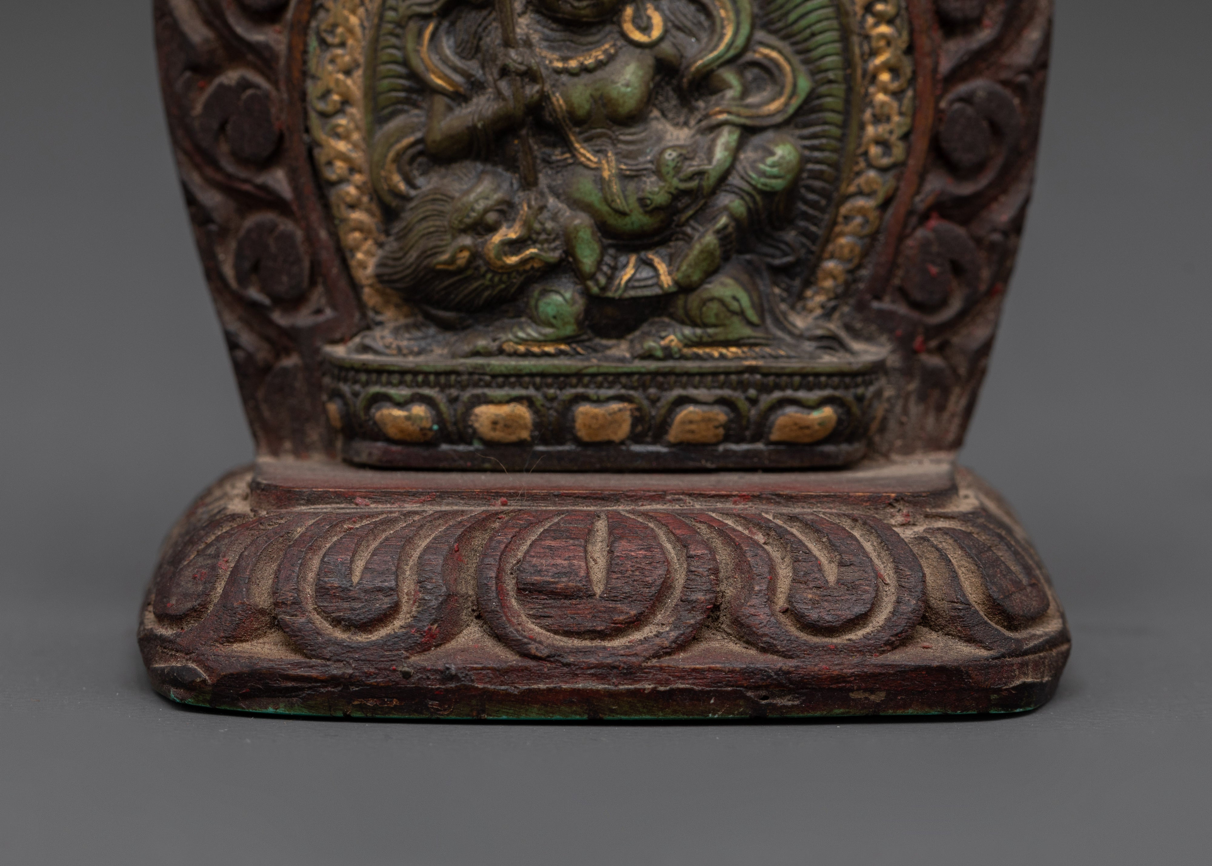 Namtoshe Wooden Statue | Spiritual Decor for Wealth & Abundance
