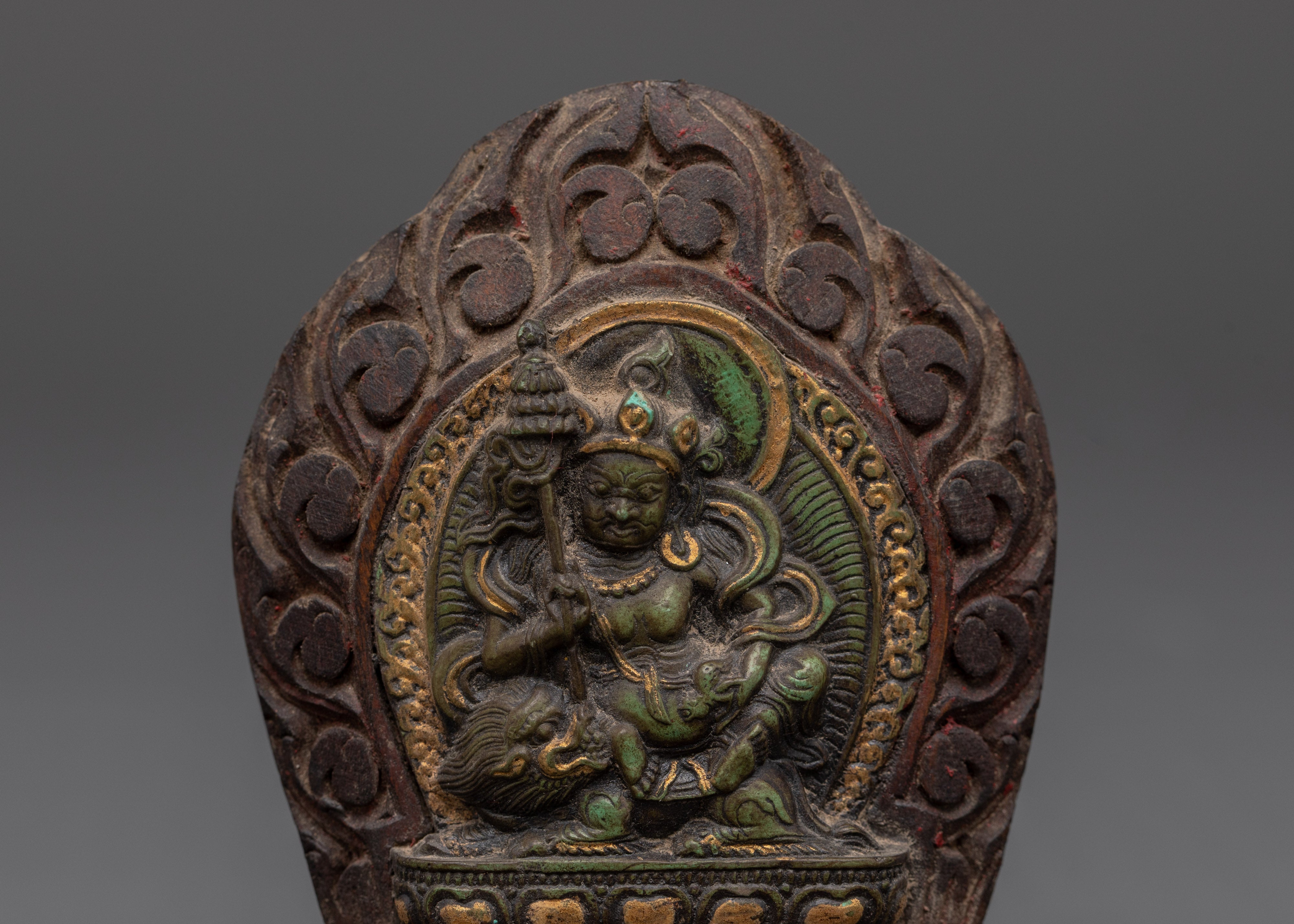 Namtoshe Wooden Statue | Spiritual Decor for Wealth & Abundance
