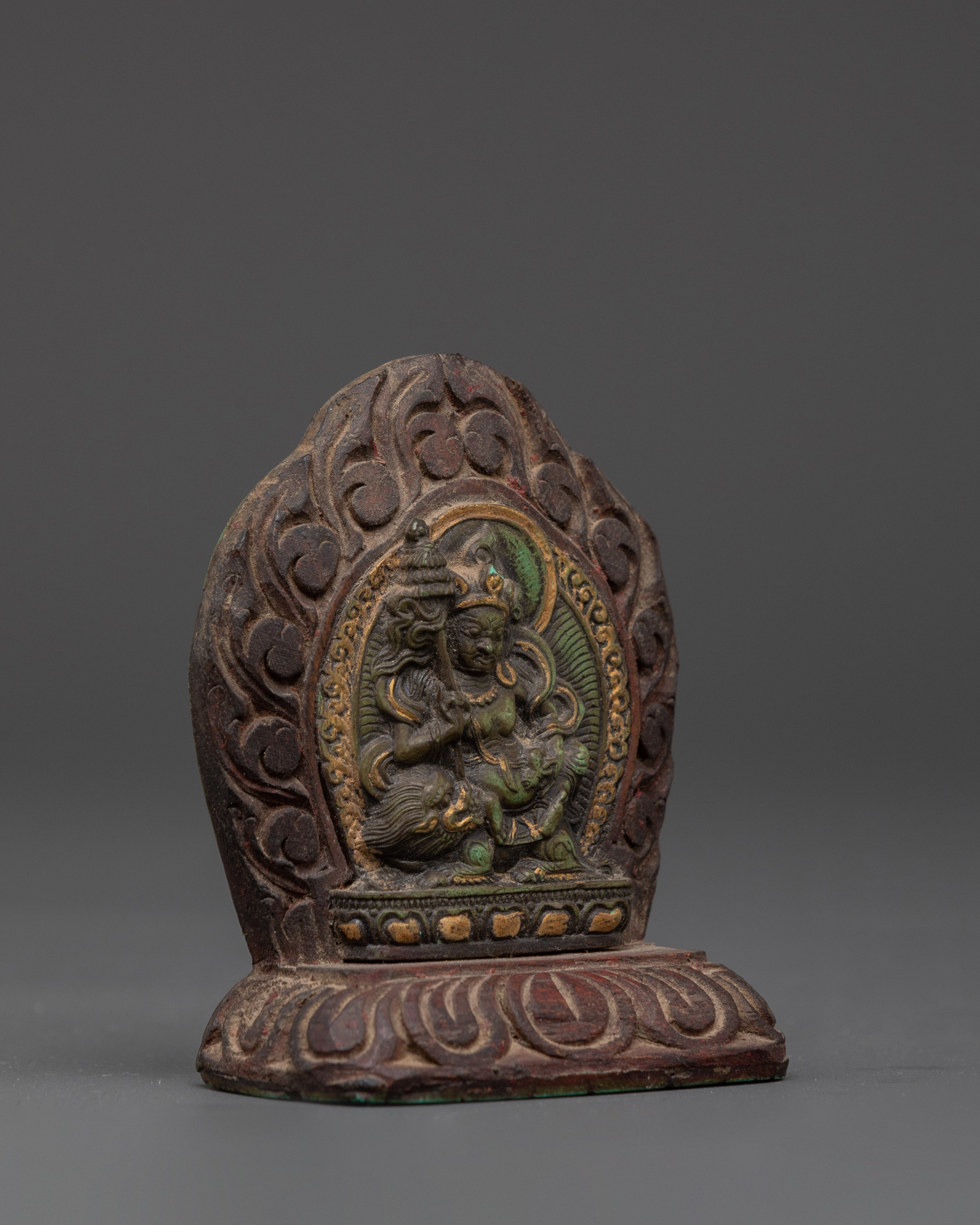Namtoshe Wooden Statue | Spiritual Decor for Wealth & Abundance