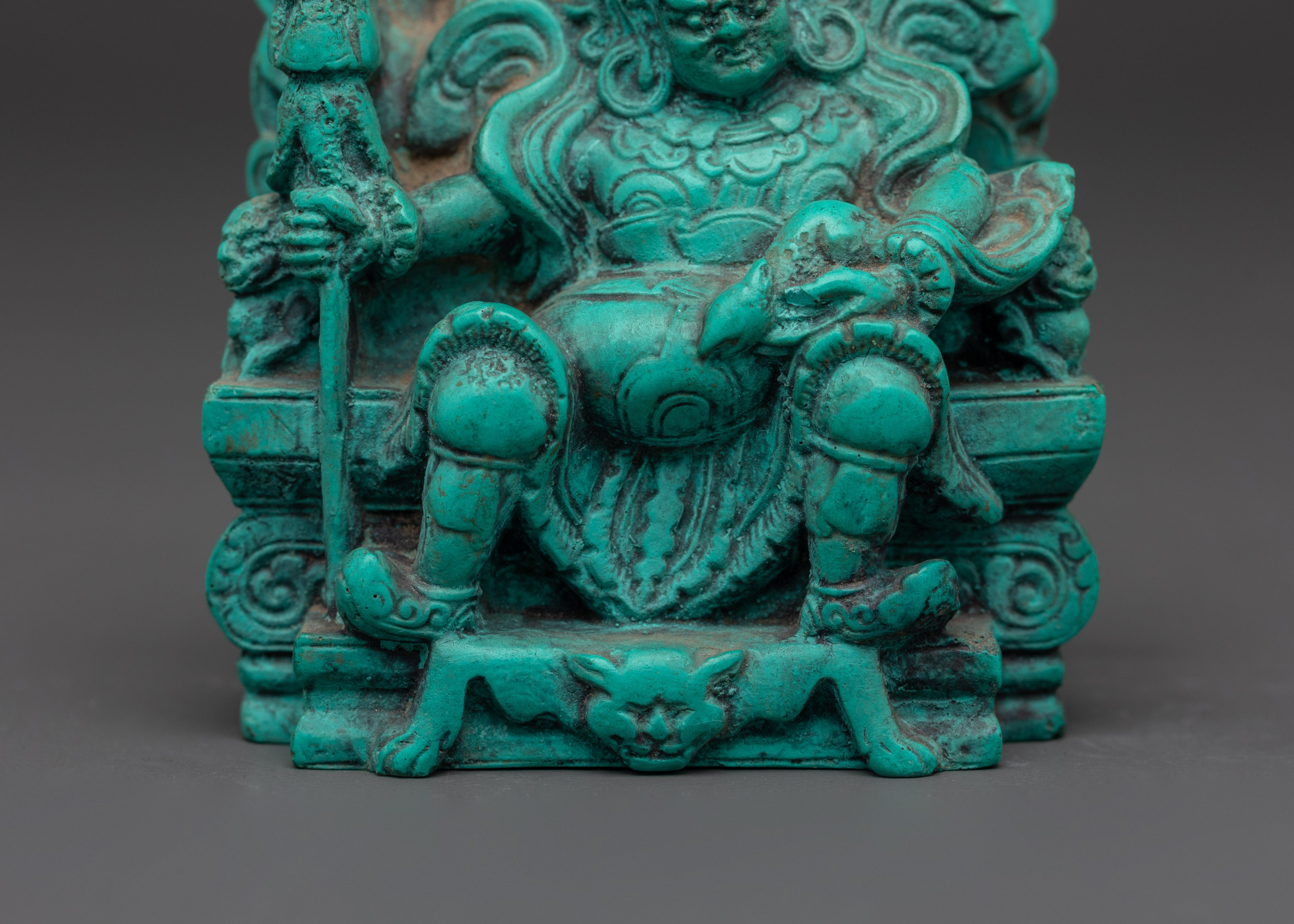 Vaisravana Wealth Deity Statue | Tibetan Buddhist Sculpture