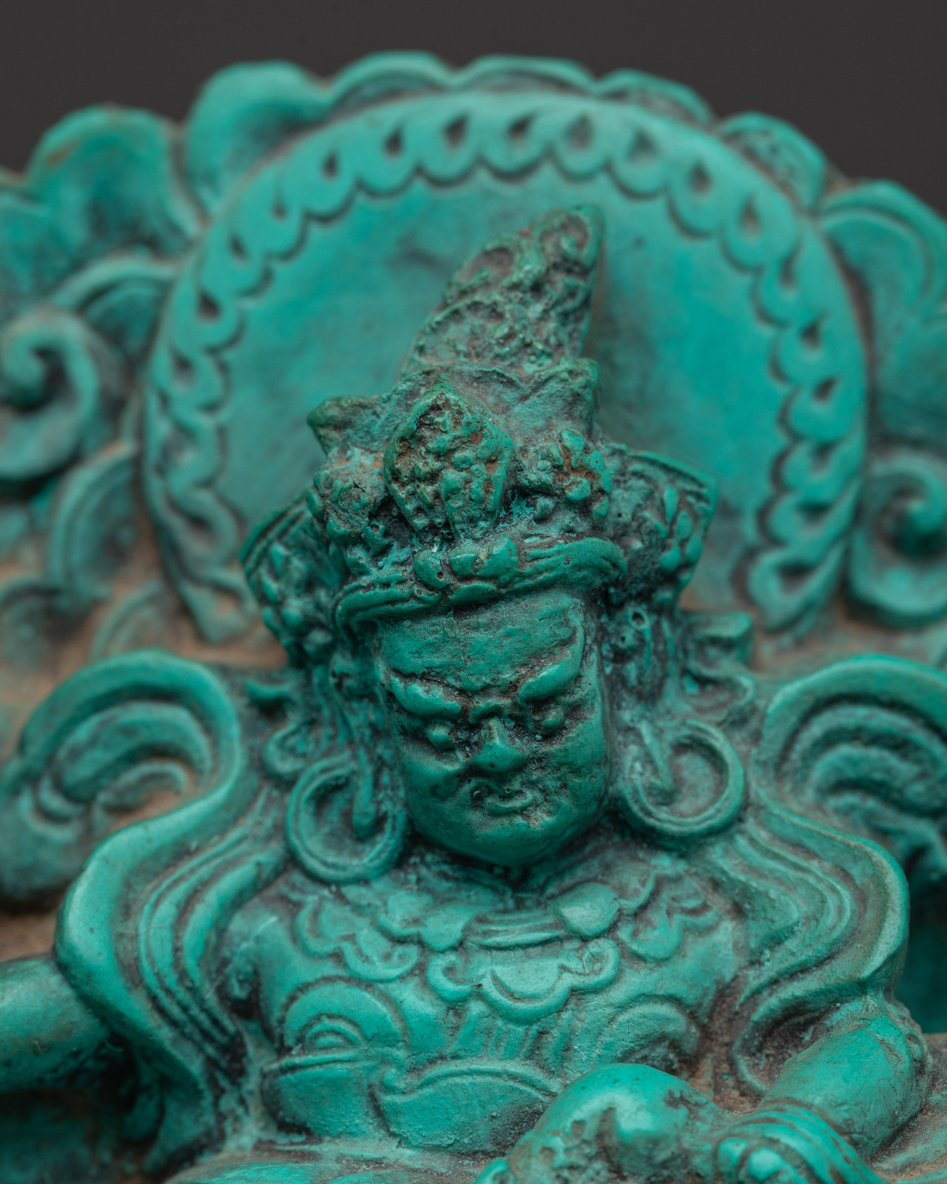 Vaisravana Wealth Deity Statue | Tibetan Buddhist Sculpture