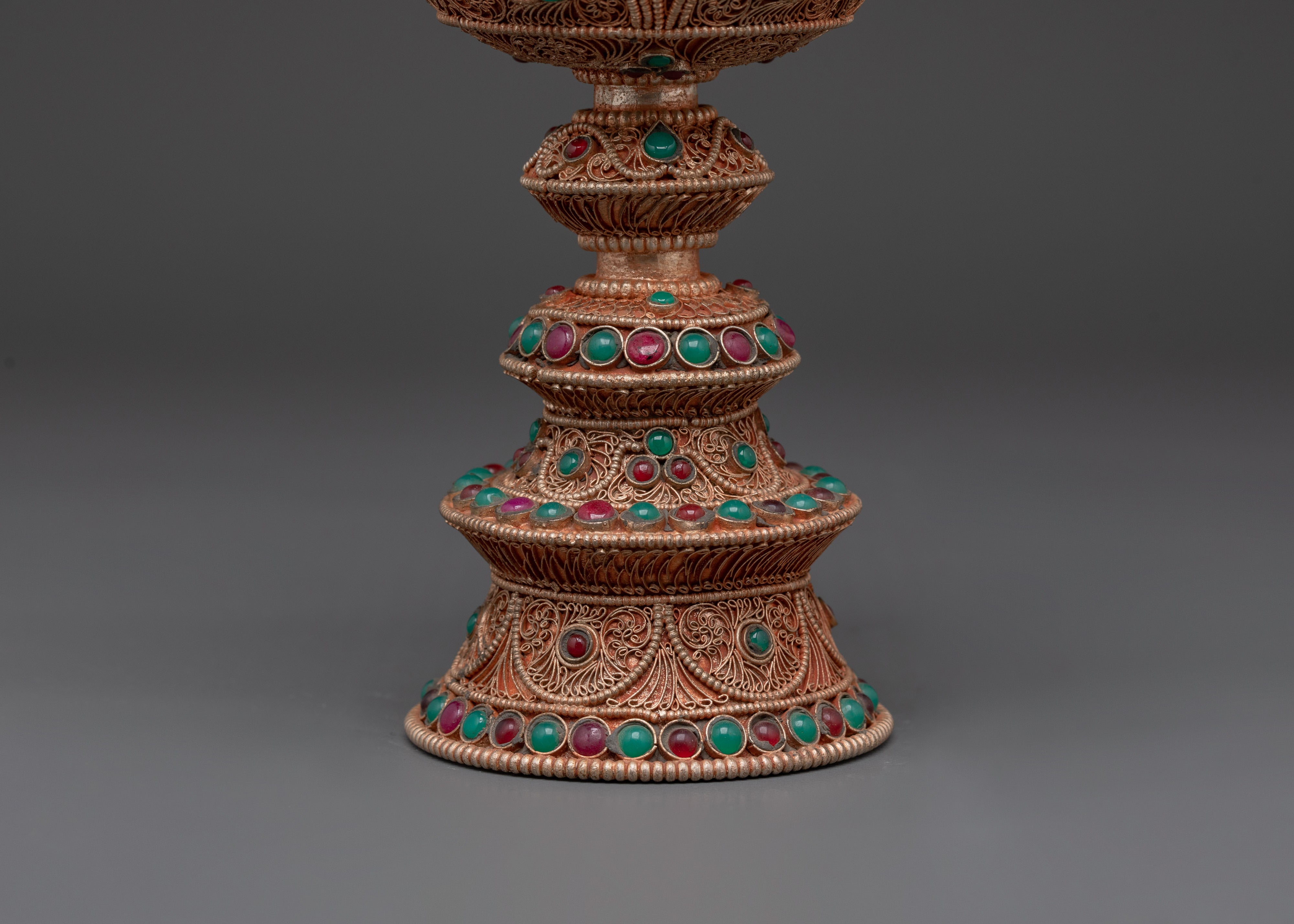 Dharma Butter Lamp Set | Buddhist Offerings and Altar Decoration