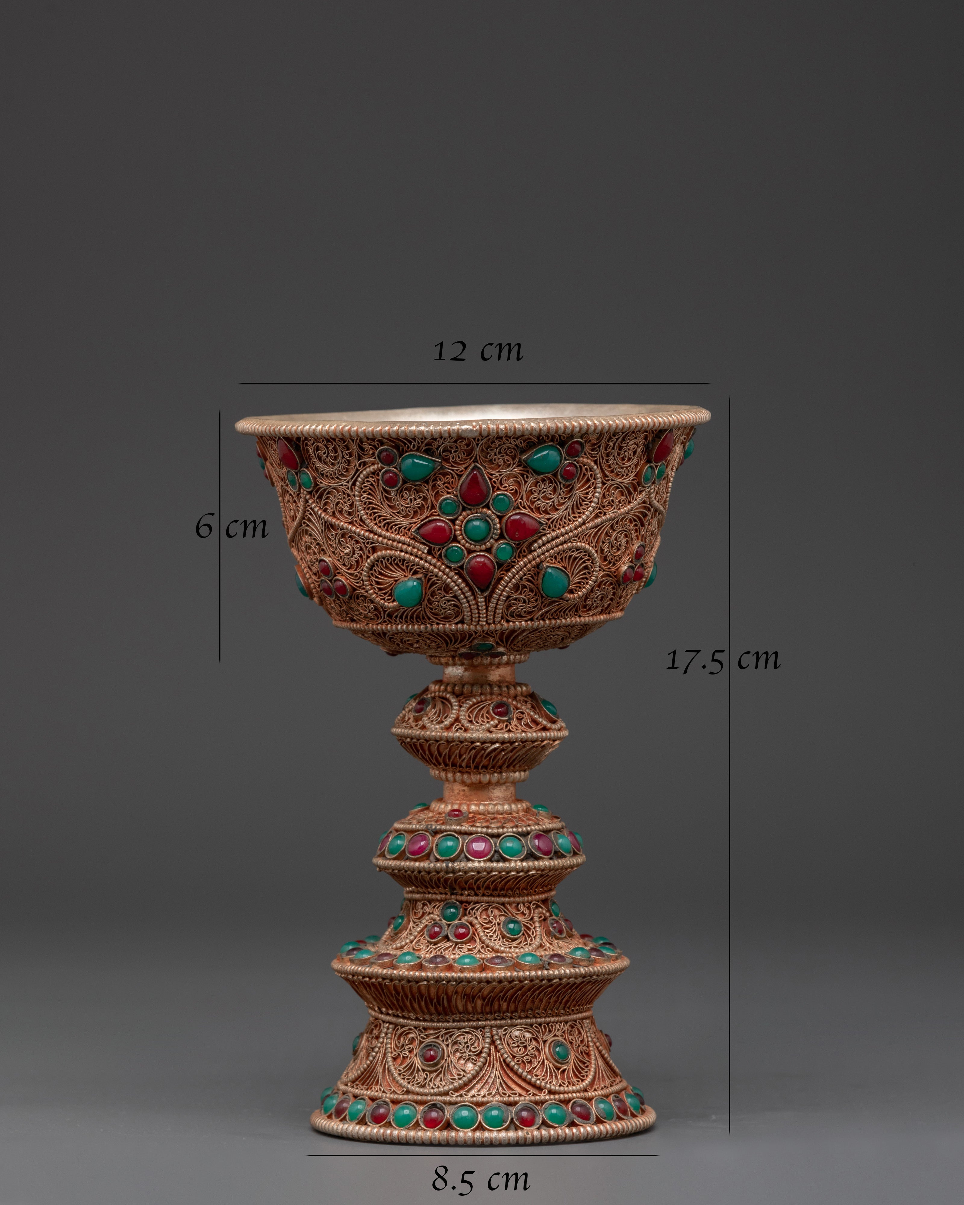 Dharma Butter Lamp Set | Buddhist Offerings and Altar Decoration