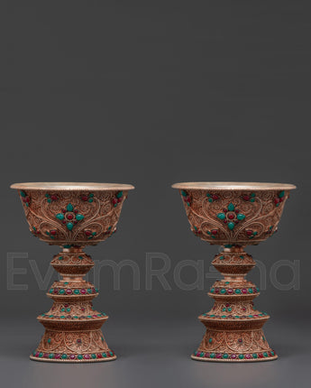  Butter Lamps Set 