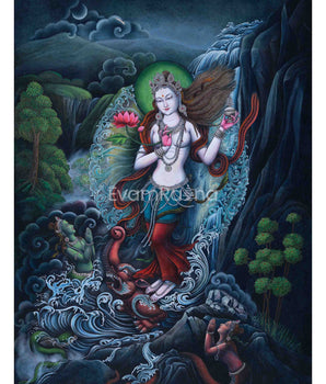 Ganga Goddess Giclee Print