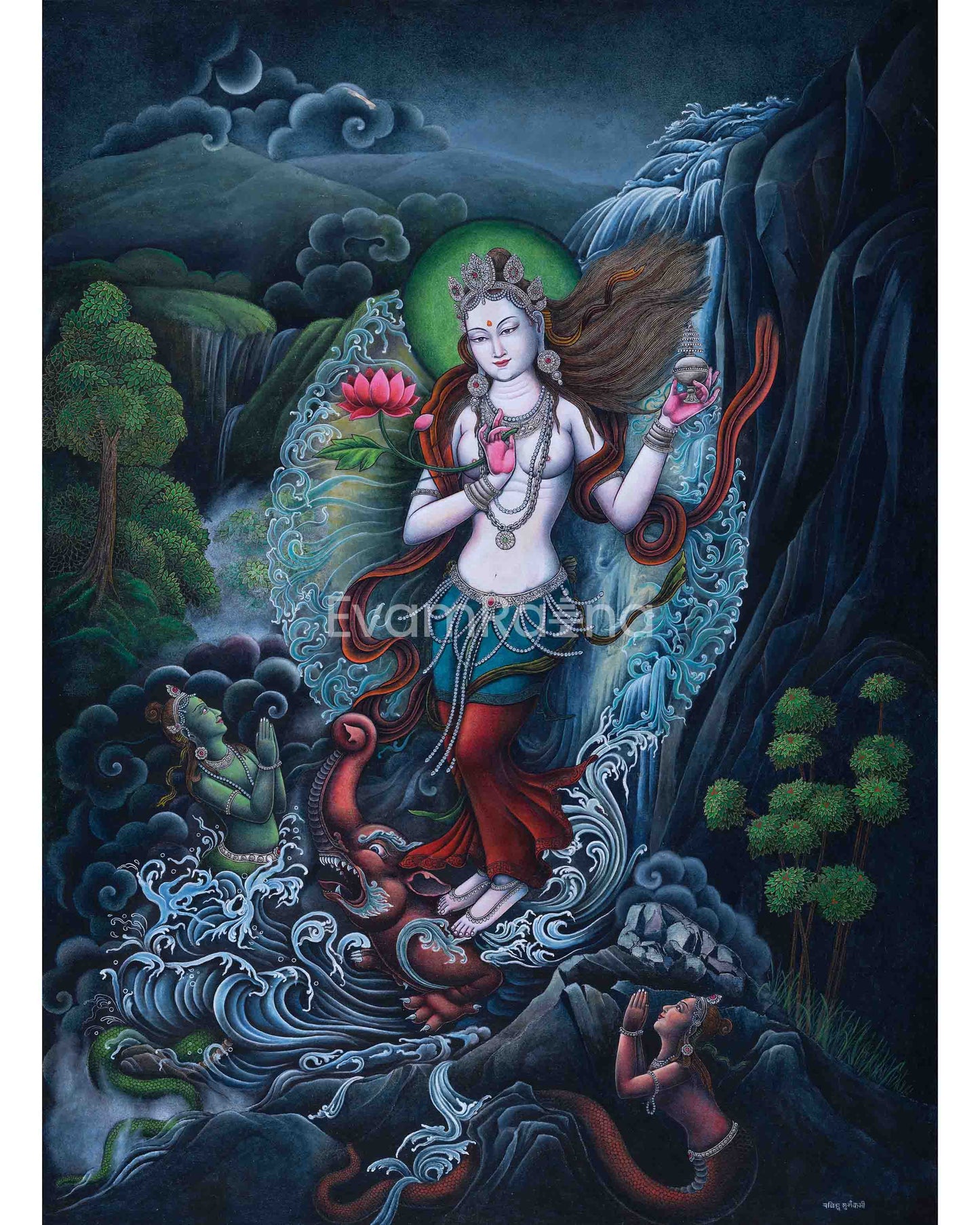 Ganga Goddess Giclee Print