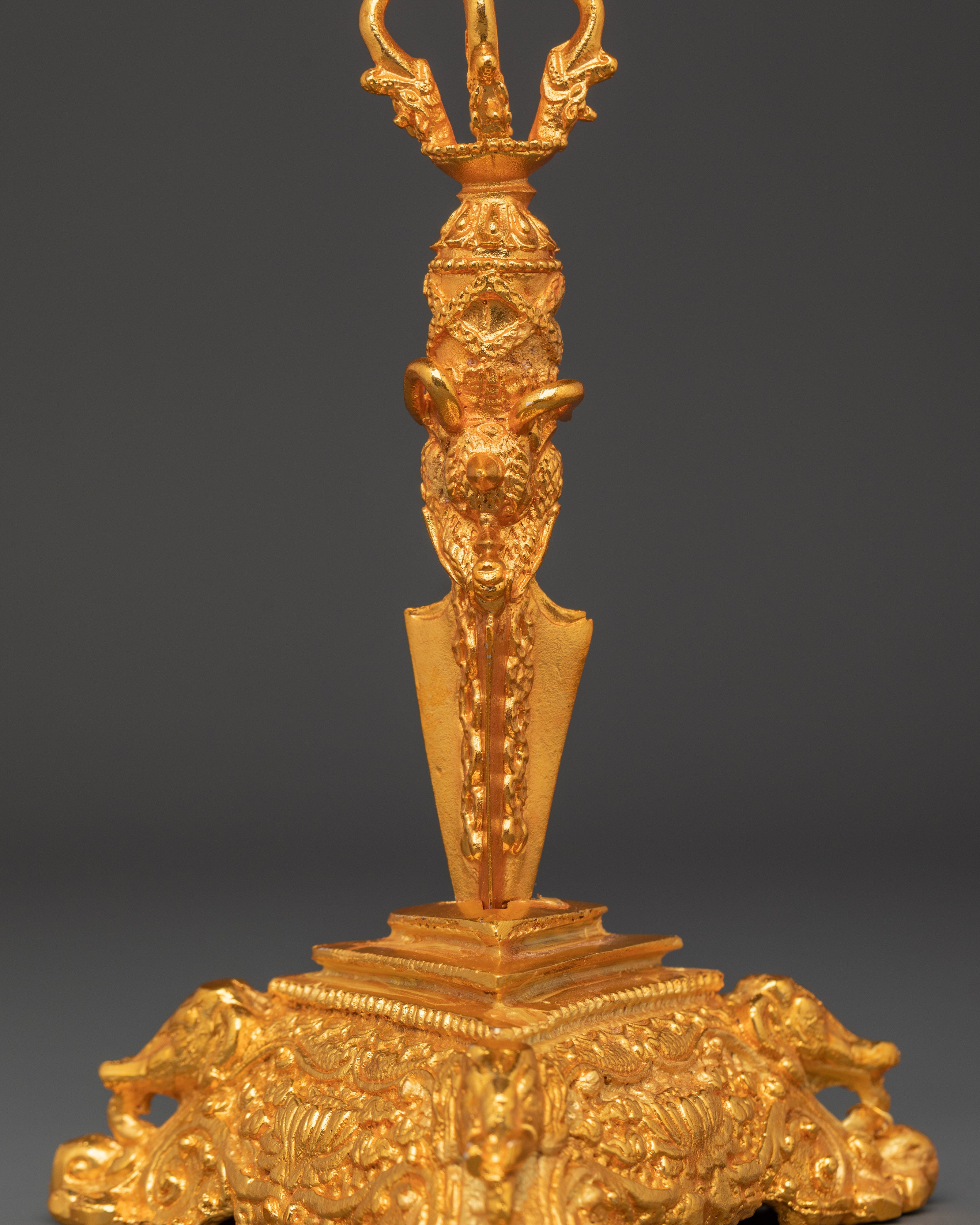 Tantric Deity Weapon Phurba with Garuda for Ritual and Protection