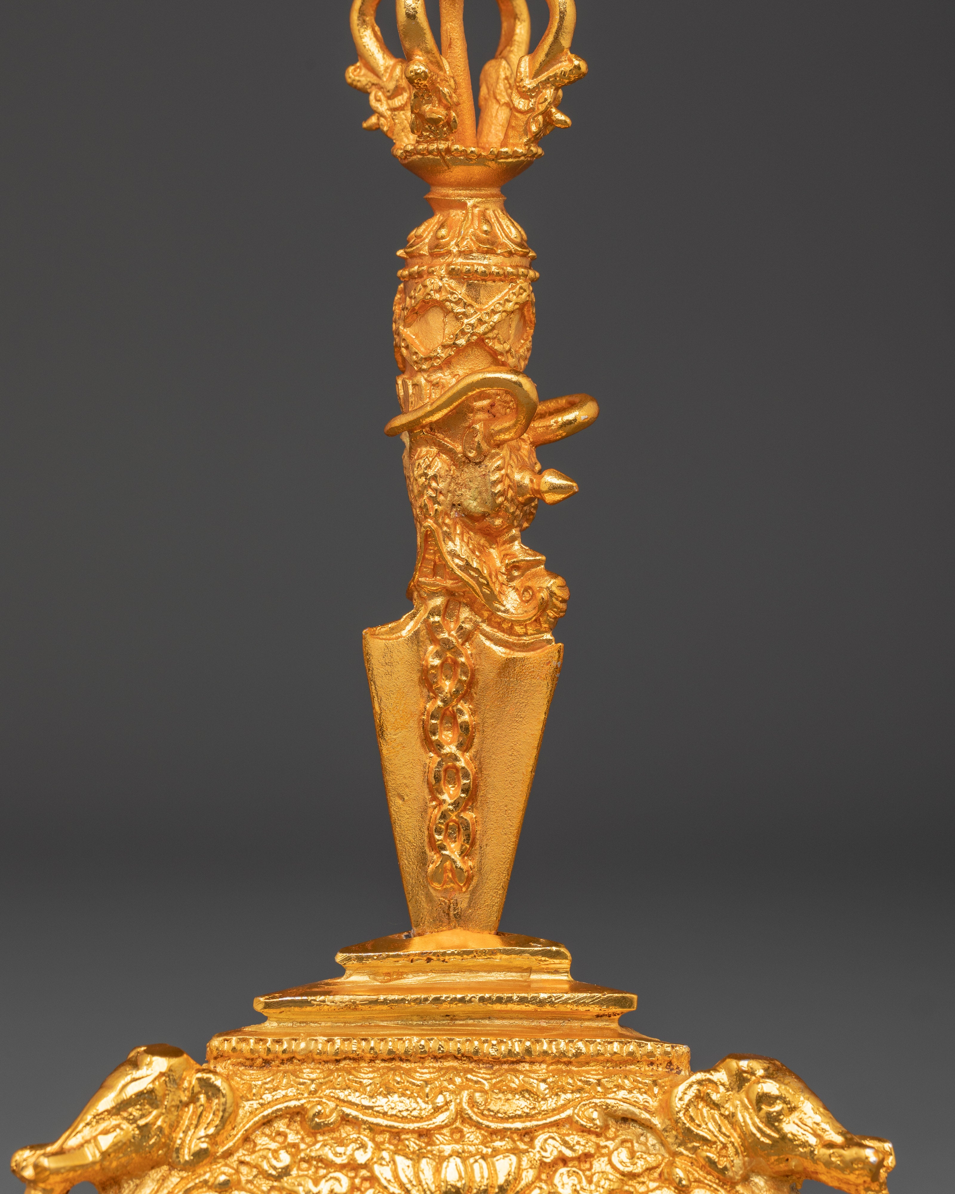 Tantric Deity Weapon Phurba with Garuda for Ritual and Protection
