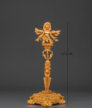 Tantric Deity Weapon Phurba with Garuda for Ritual and Protection