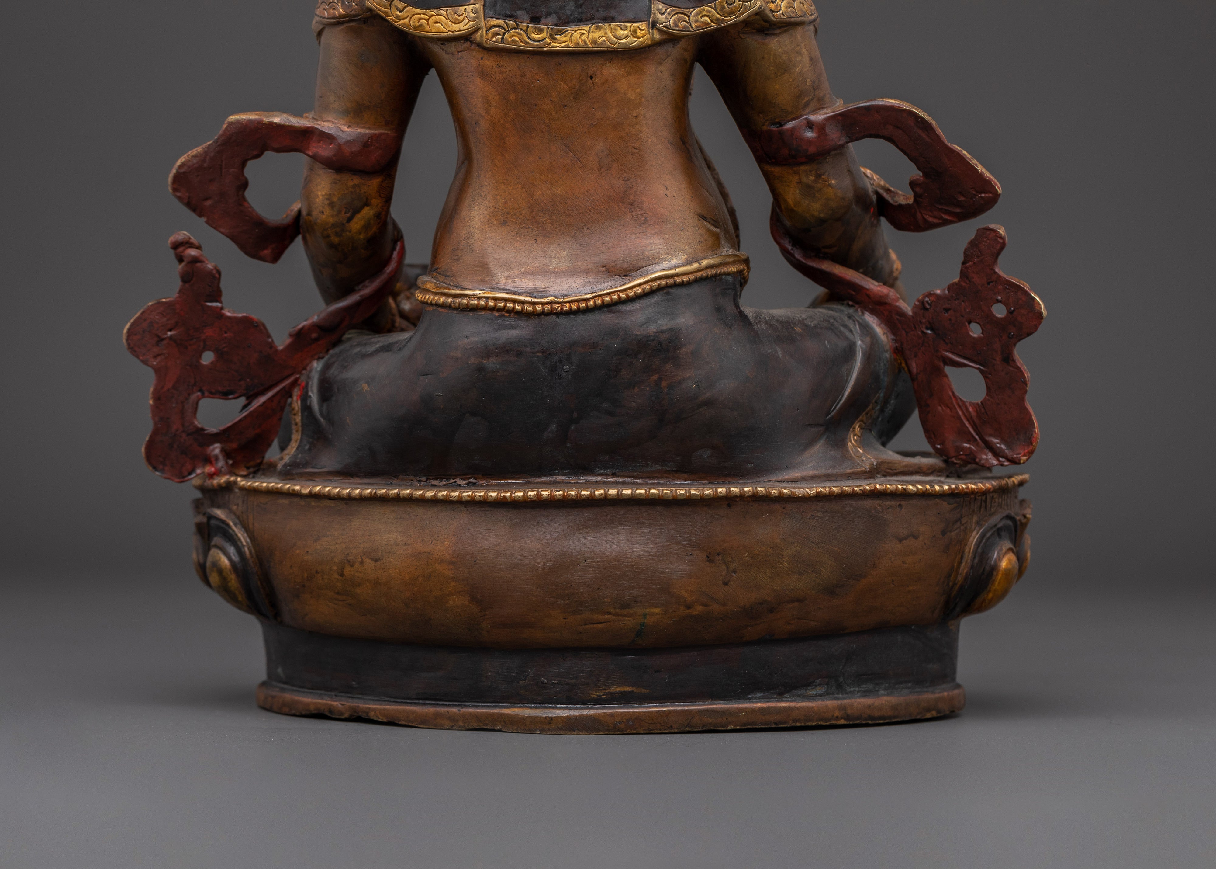 Rich Fortune Dzambhala Statue | Buddhist Wealth Deity