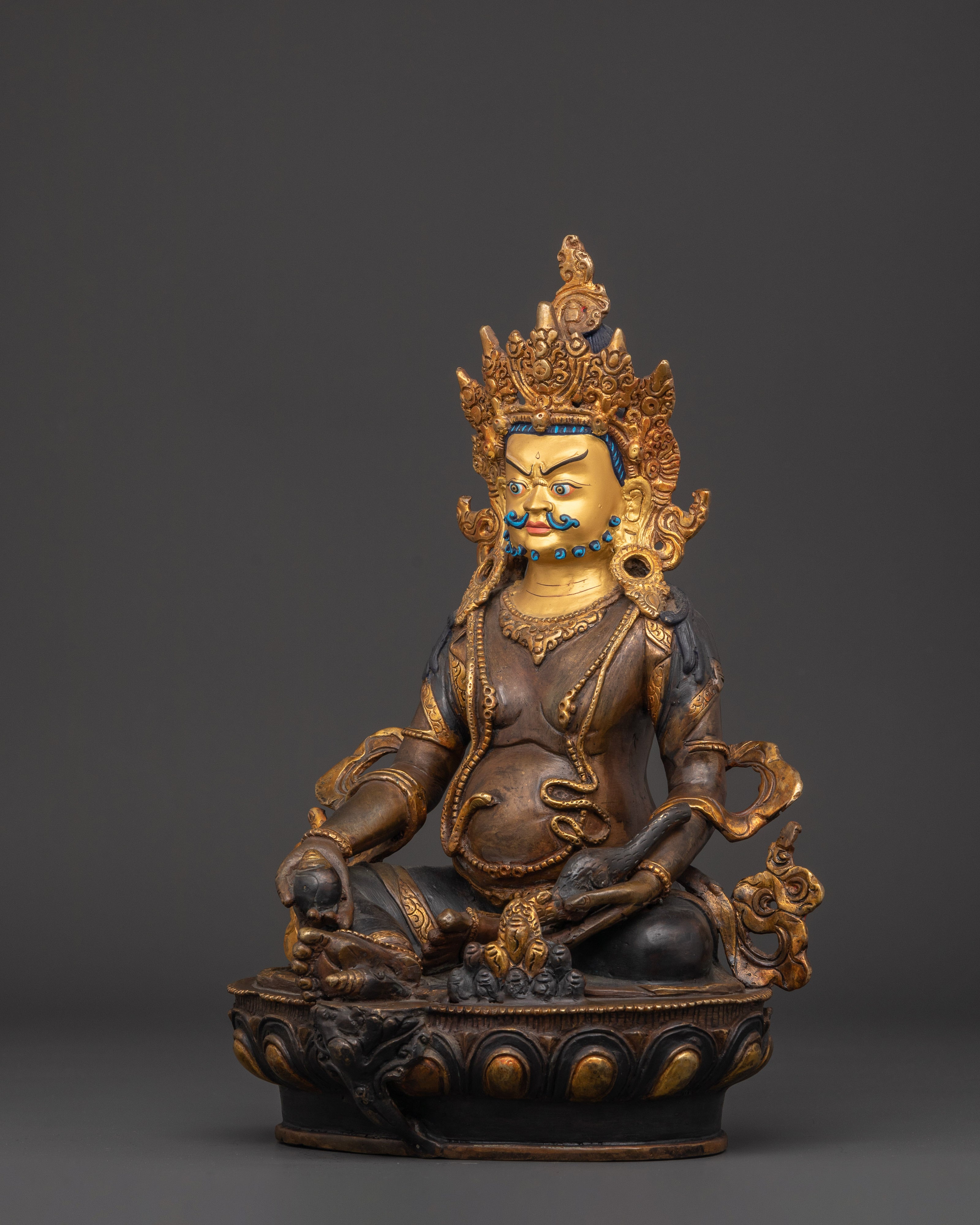 Rich Fortune Dzambhala Statue | Buddhist Wealth Deity