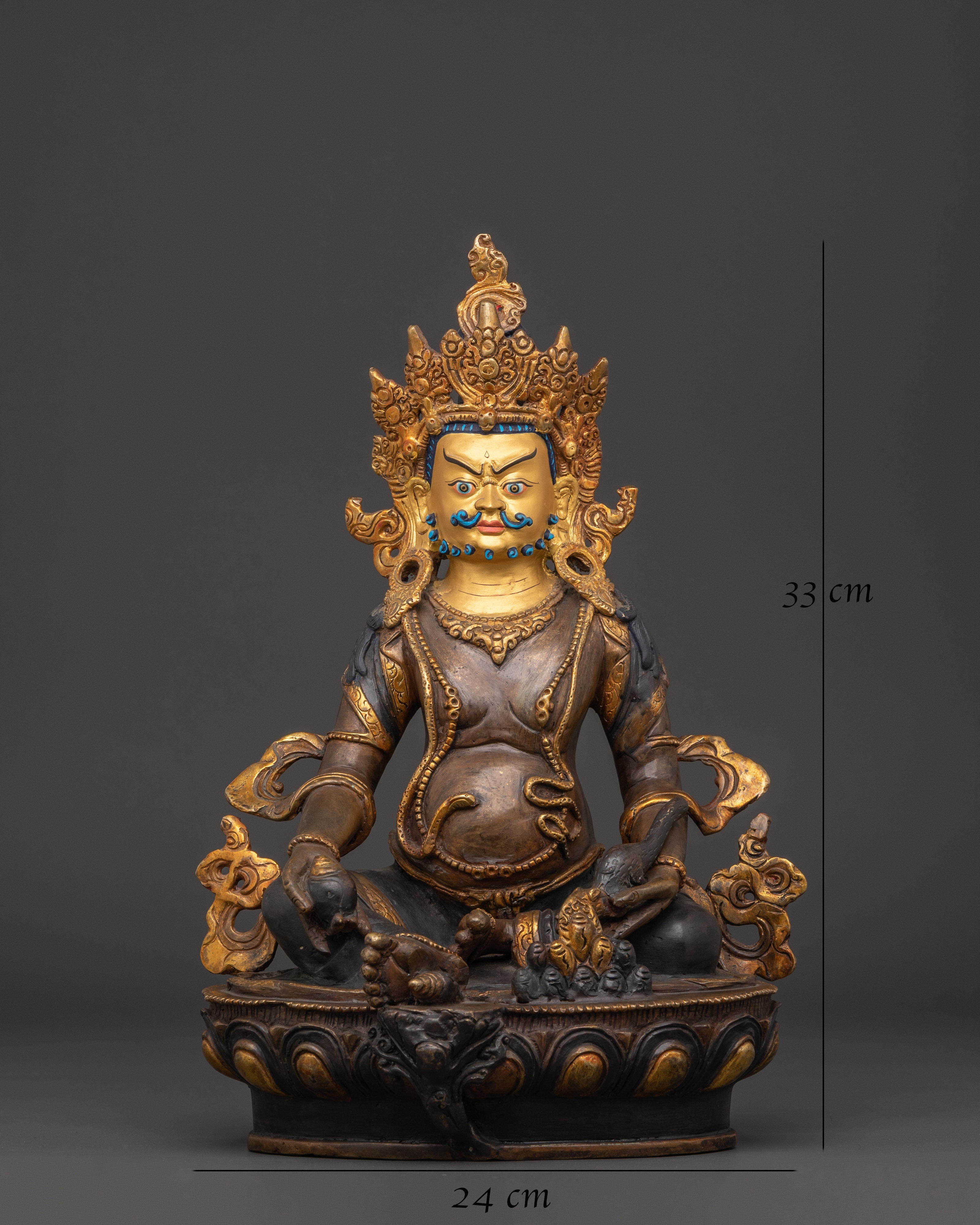 Rich Fortune Dzambhala Statue | Buddhist Wealth Deity