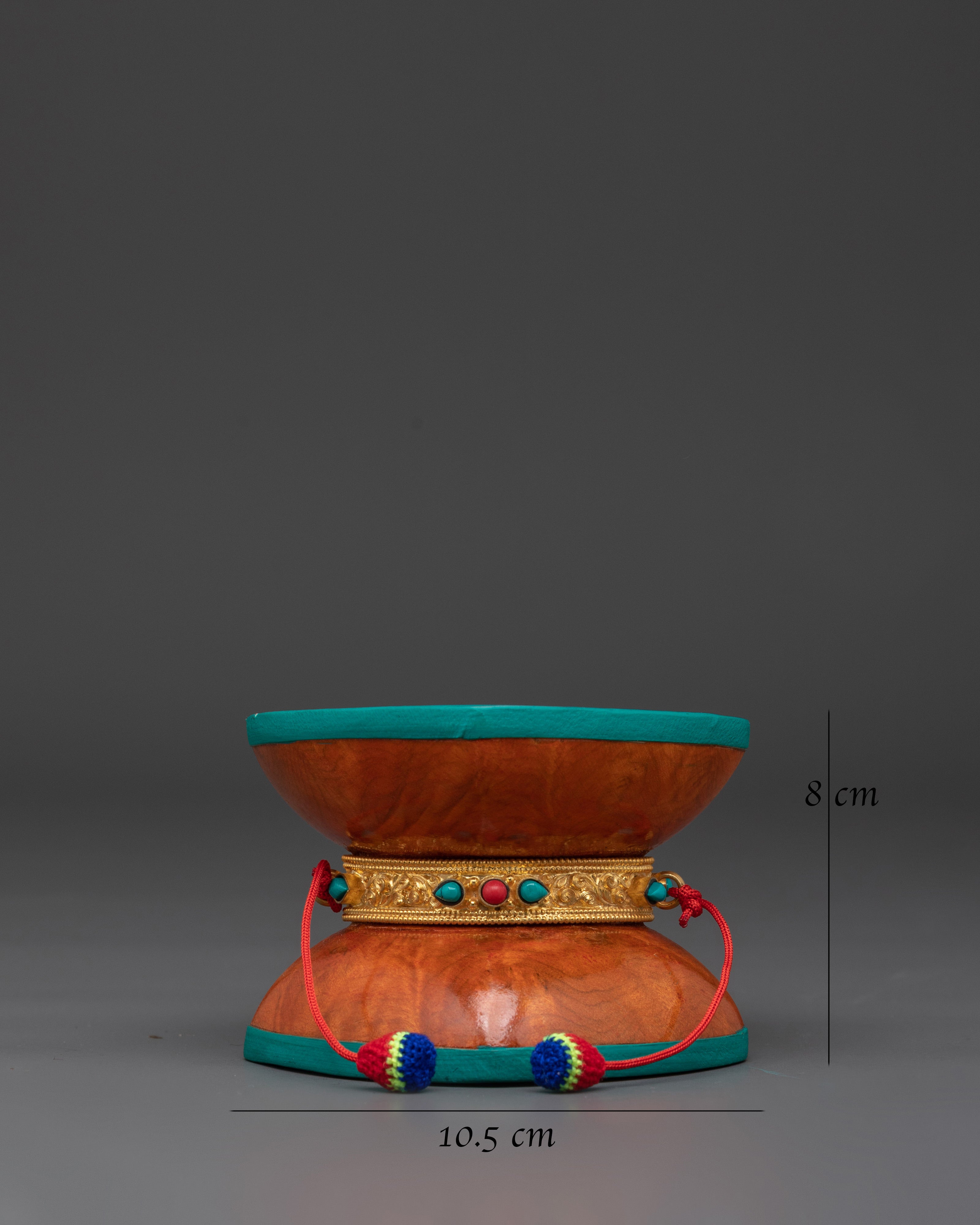 Traditional Buddhist Damaru | Rituals and Meditation Sacred Tool