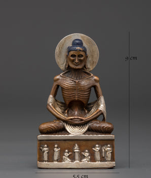 Fasting Oxidized Copper Shakyamuni Buddha Statue | for Meditation and Spiritual Harmony