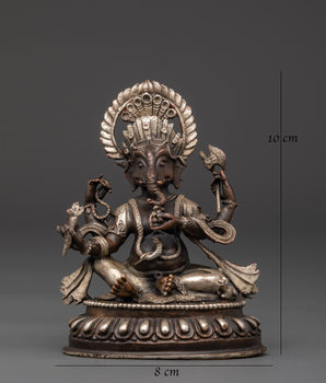 Lord Ganesh Blessing Statue | Handcrafted Spiritual Statue for Blessings & Meditation