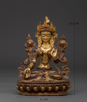 White Tara Spiritual Statue | Tibetan Goddess Sculpture