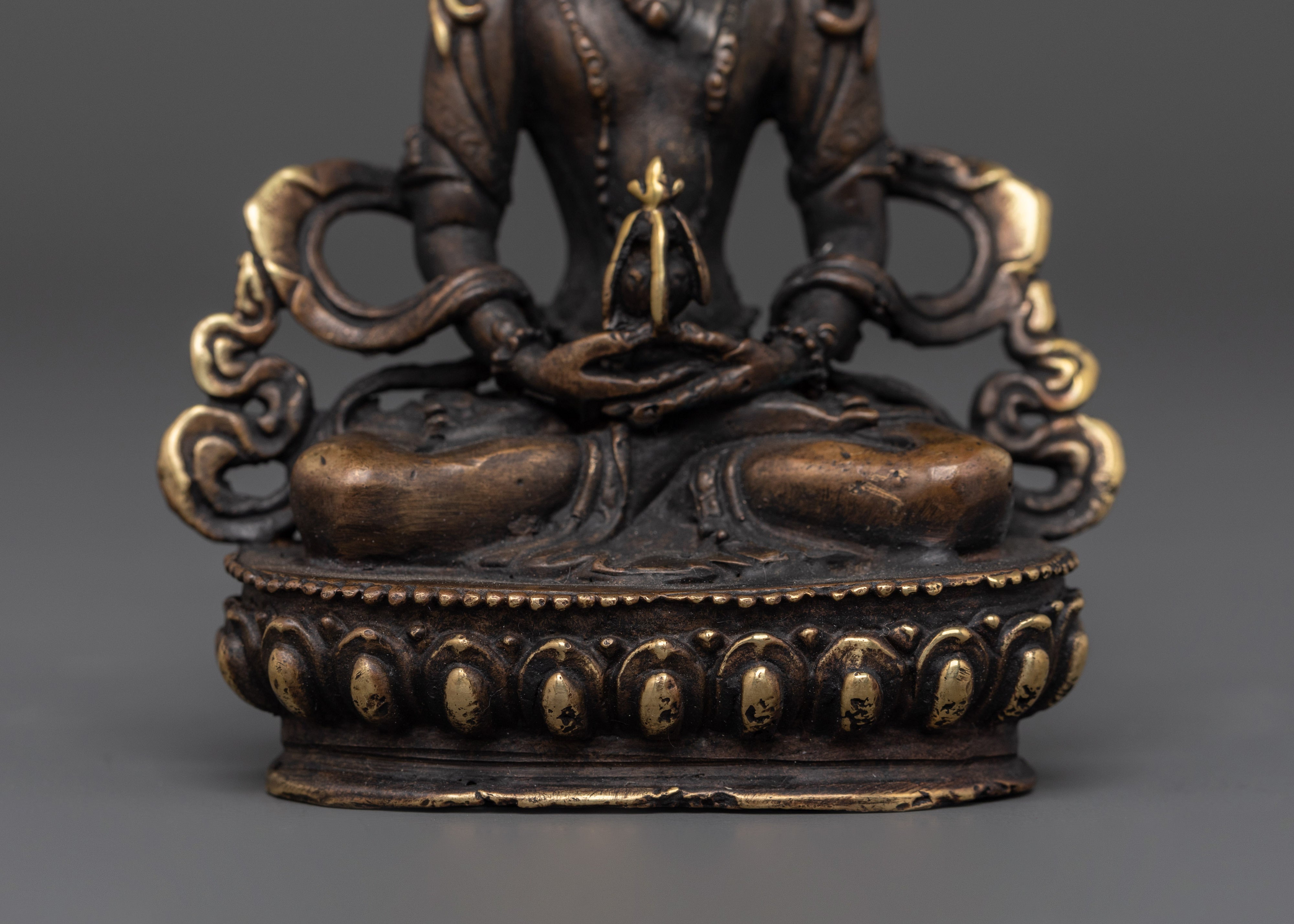 Amitayus Long Life Buddhist Deity | Spiritual Practice Zen Altar Decor