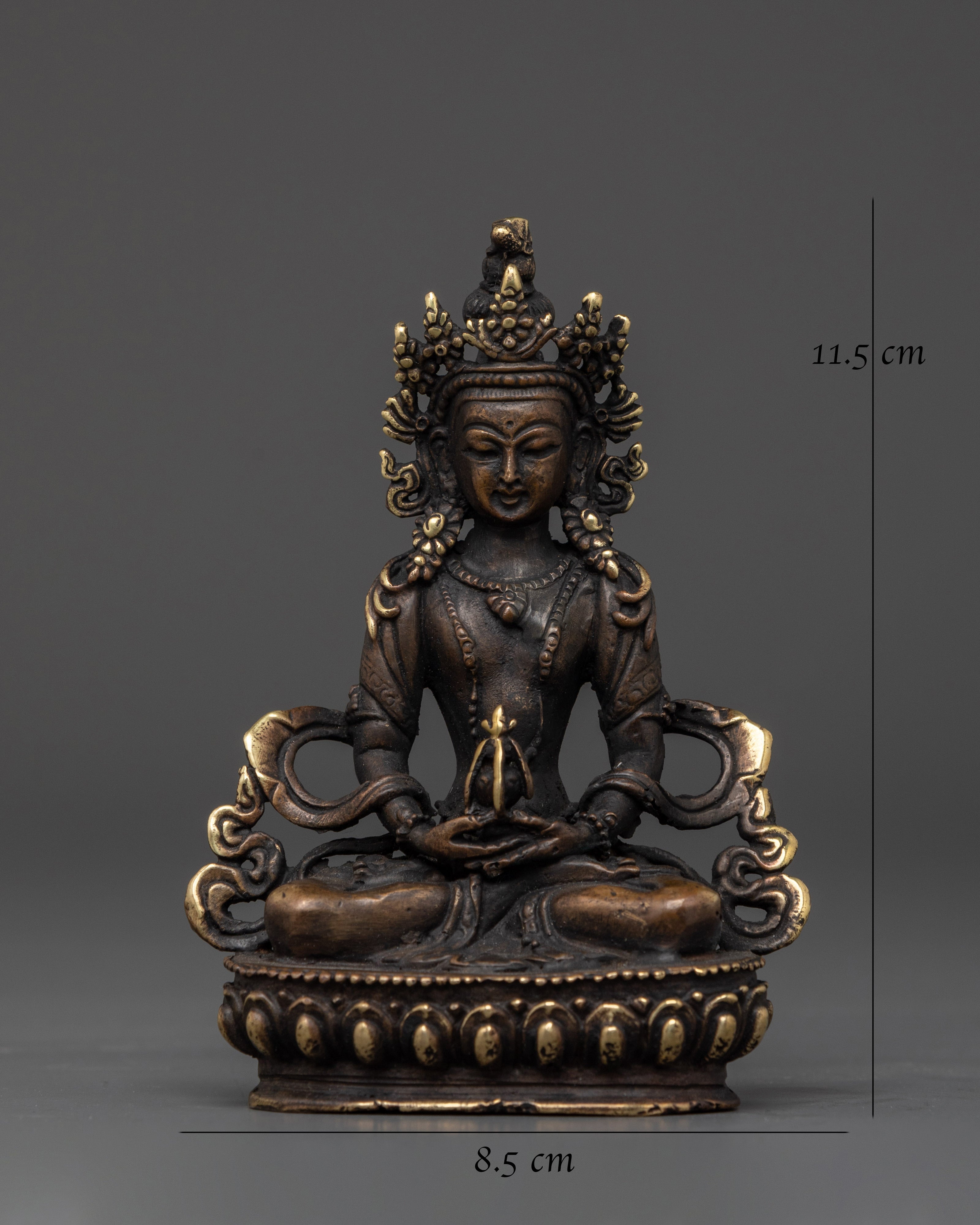 Amitayus Long Life Buddhist Deity | Spiritual Practice Zen Altar Decor