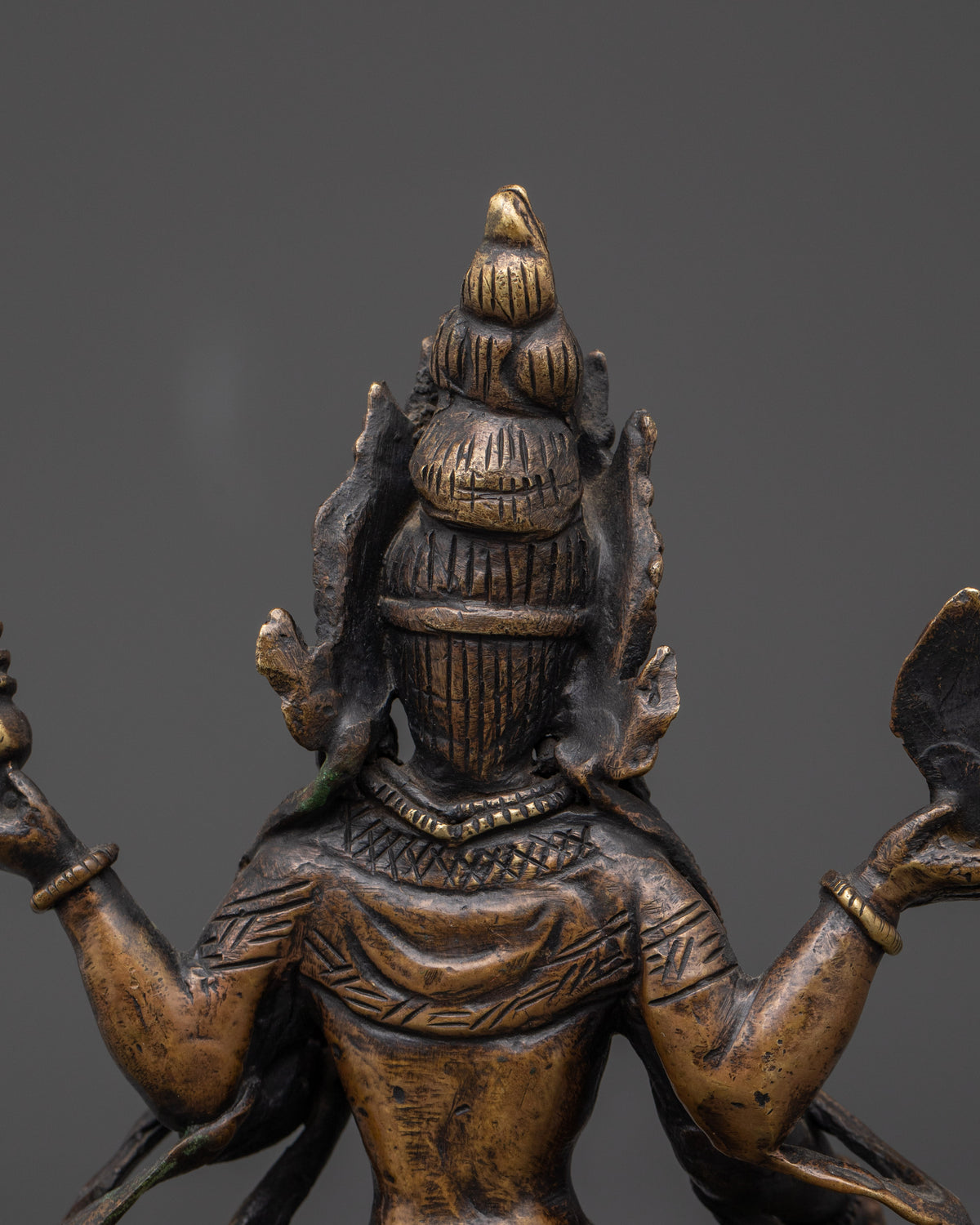 Brass Laxmi Goddess Statue | Hindu Deity for Wealth and Blessings