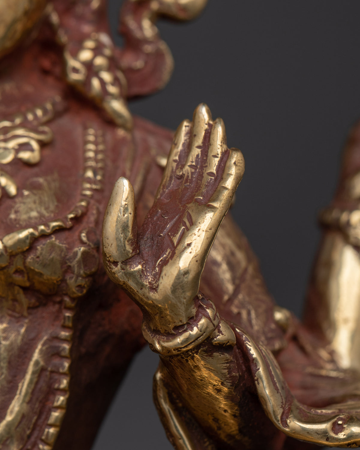 Handcrafted Brass Laxmi Devi Statue | Hindu Goddess of Prosperity