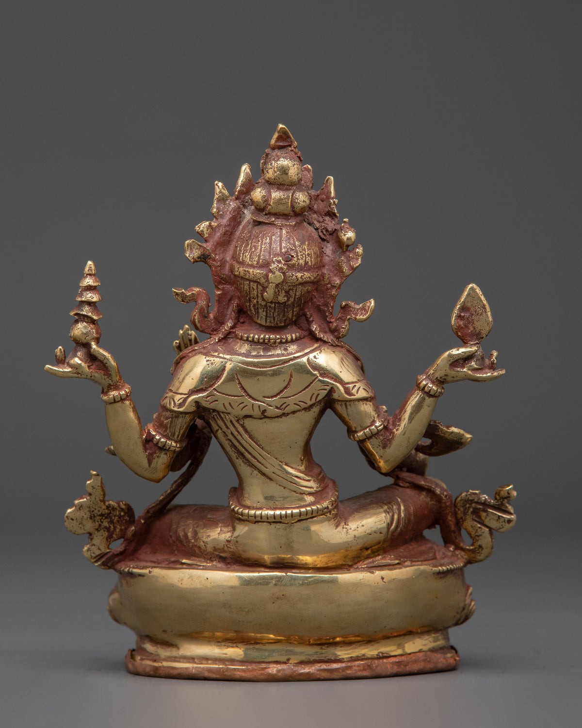 Handcrafted Brass Laxmi Devi Statue | Hindu Goddess of Prosperity