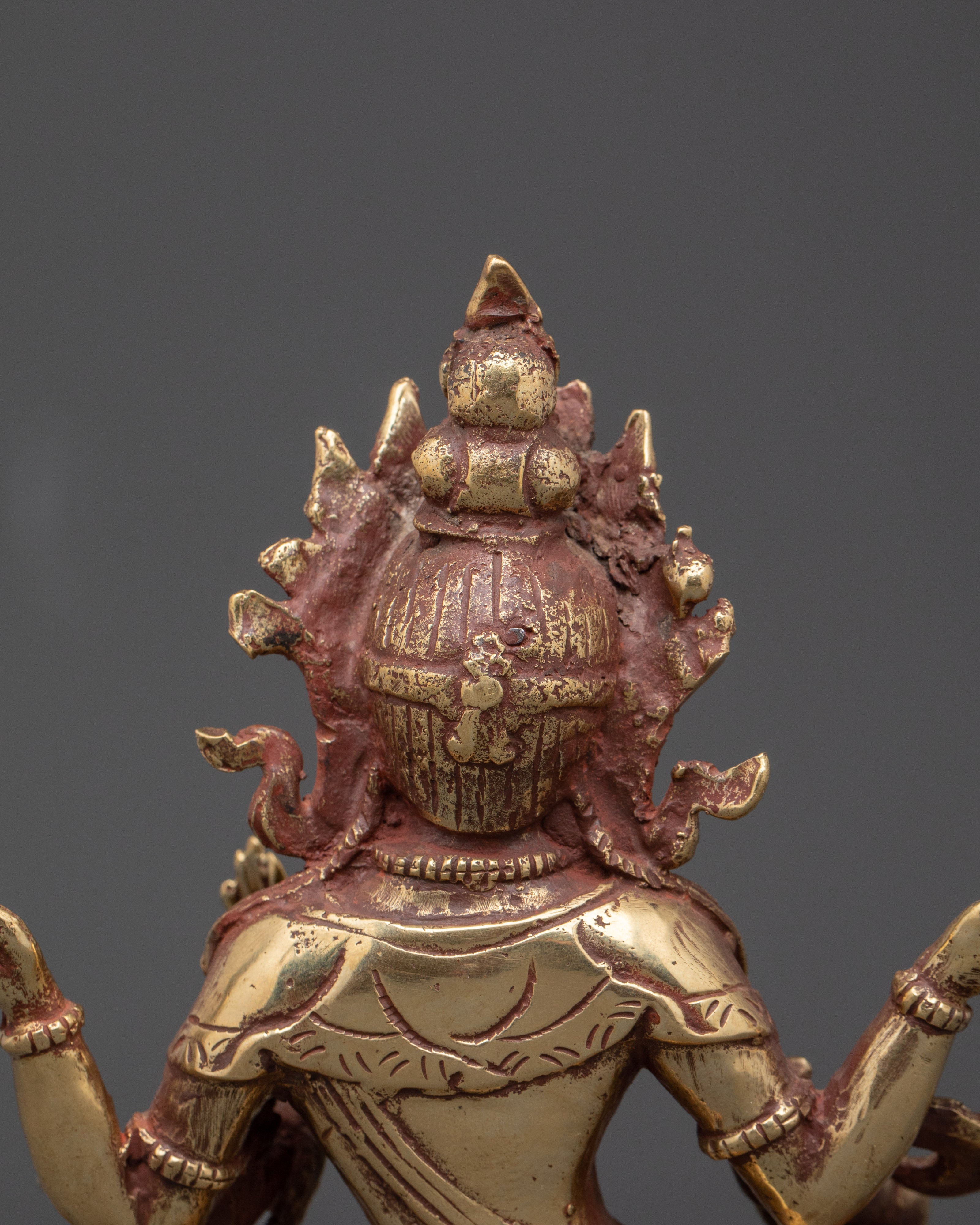 Handcrafted Brass Laxmi Devi Statue | Hindu Goddess of Prosperity