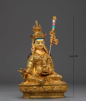 Radiant Guru Rinpoche Statue | Vajra Master Padmasambhava Sculpture