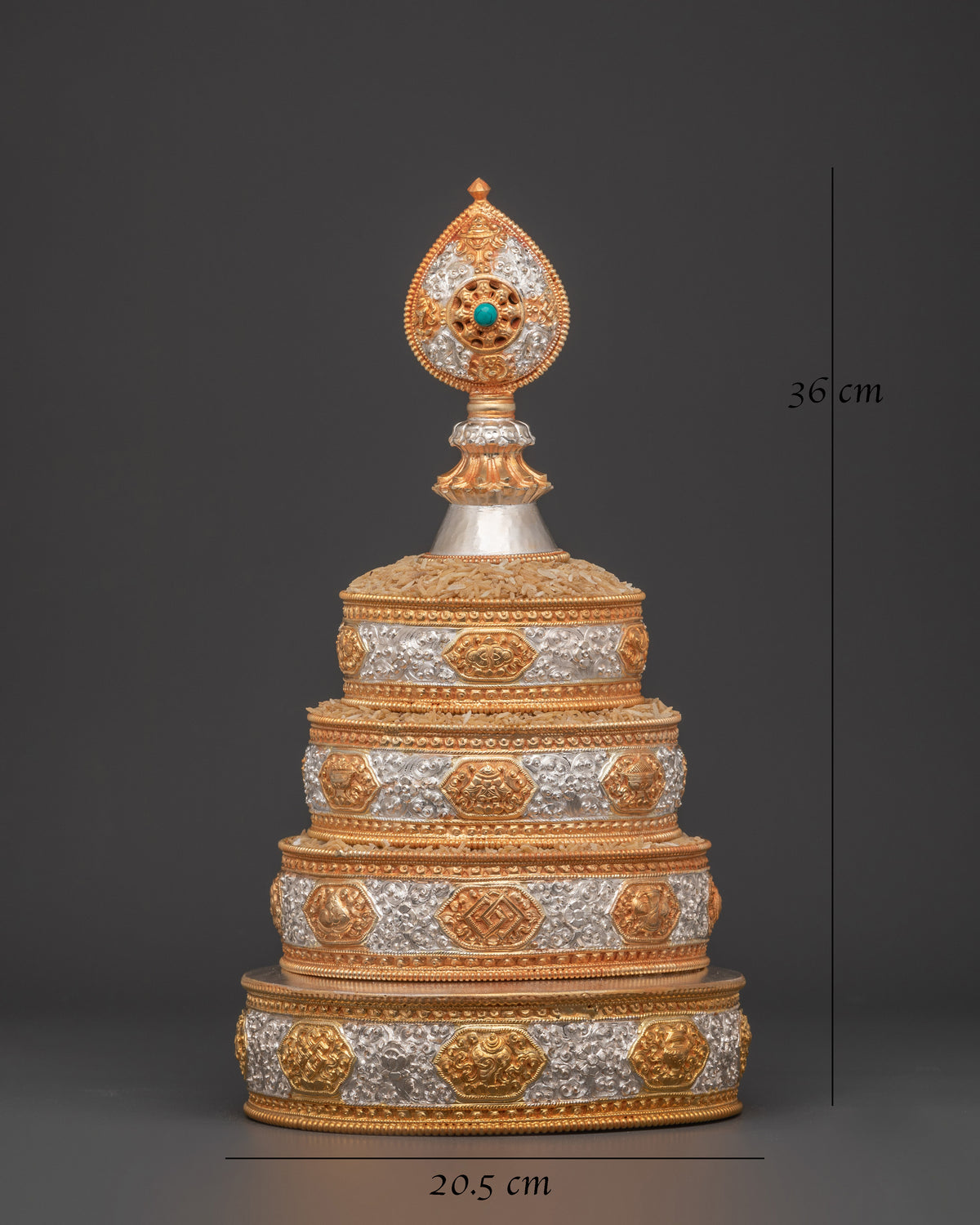 Traditional Tibetan Offering  Mandala | Himalayan Spiritual Artwork