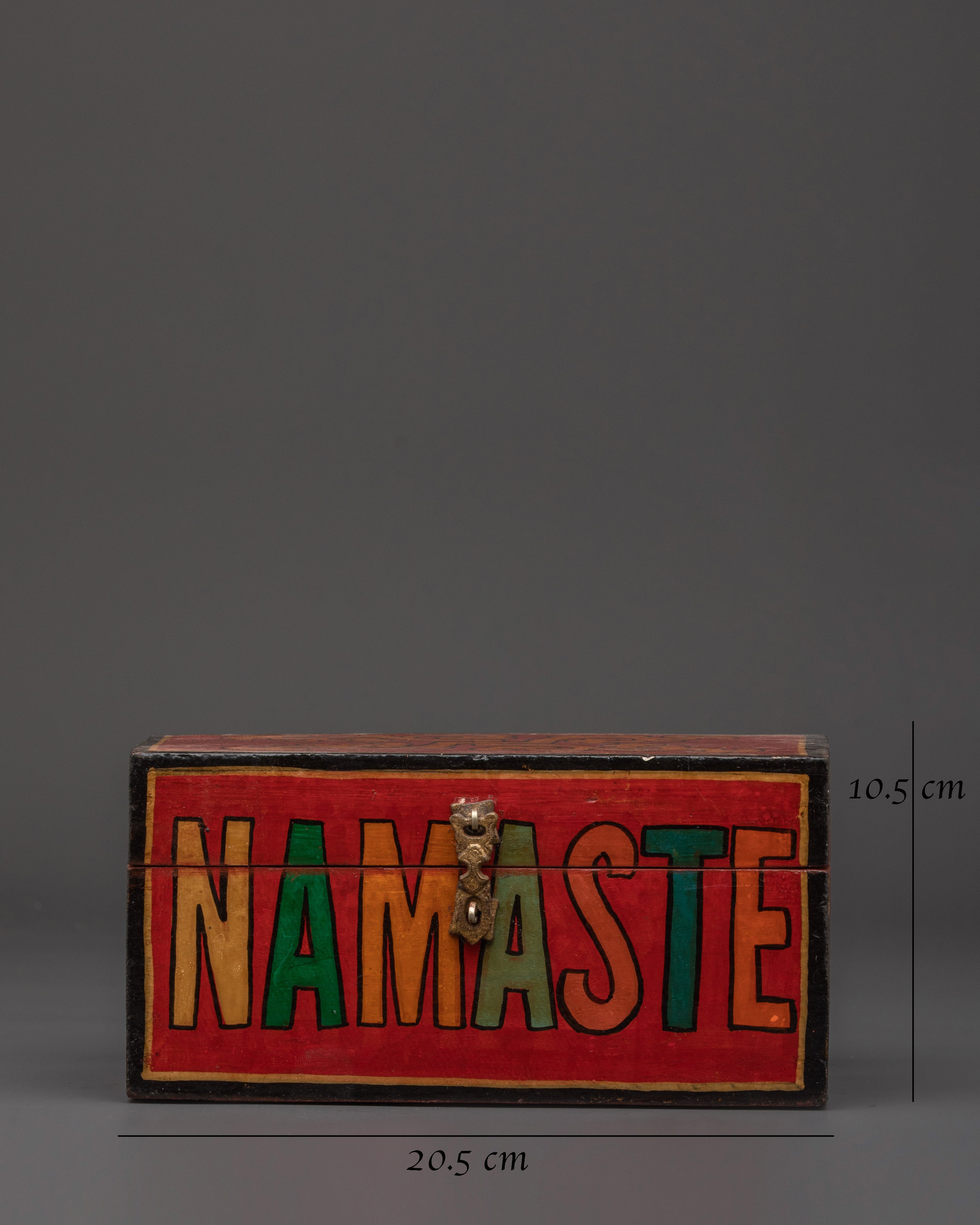 Decorative Wooden Storage Box | Handcrafted Painted Wood Chest