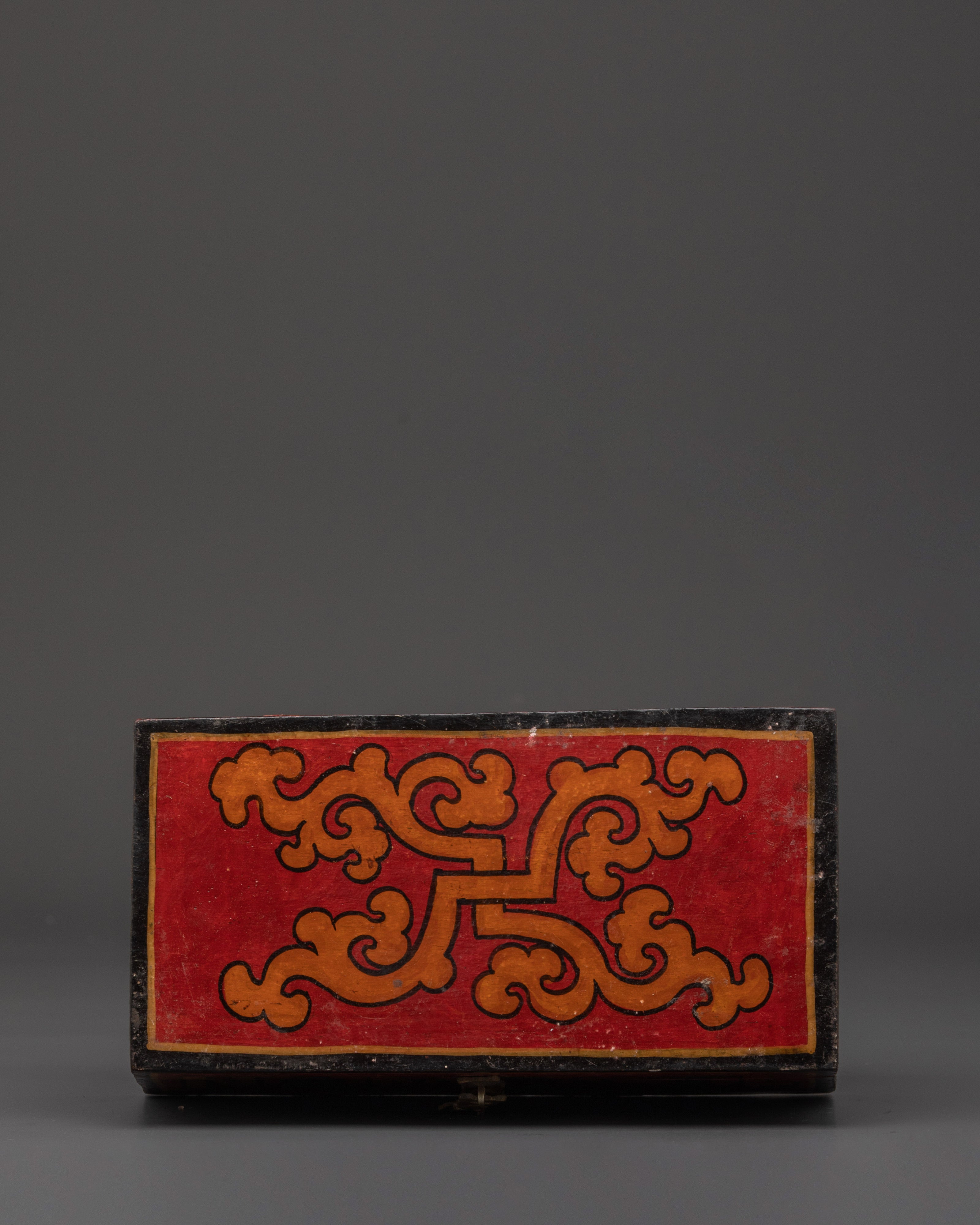 Decorative Wooden Storage Box | Handcrafted Painted Wood Chest