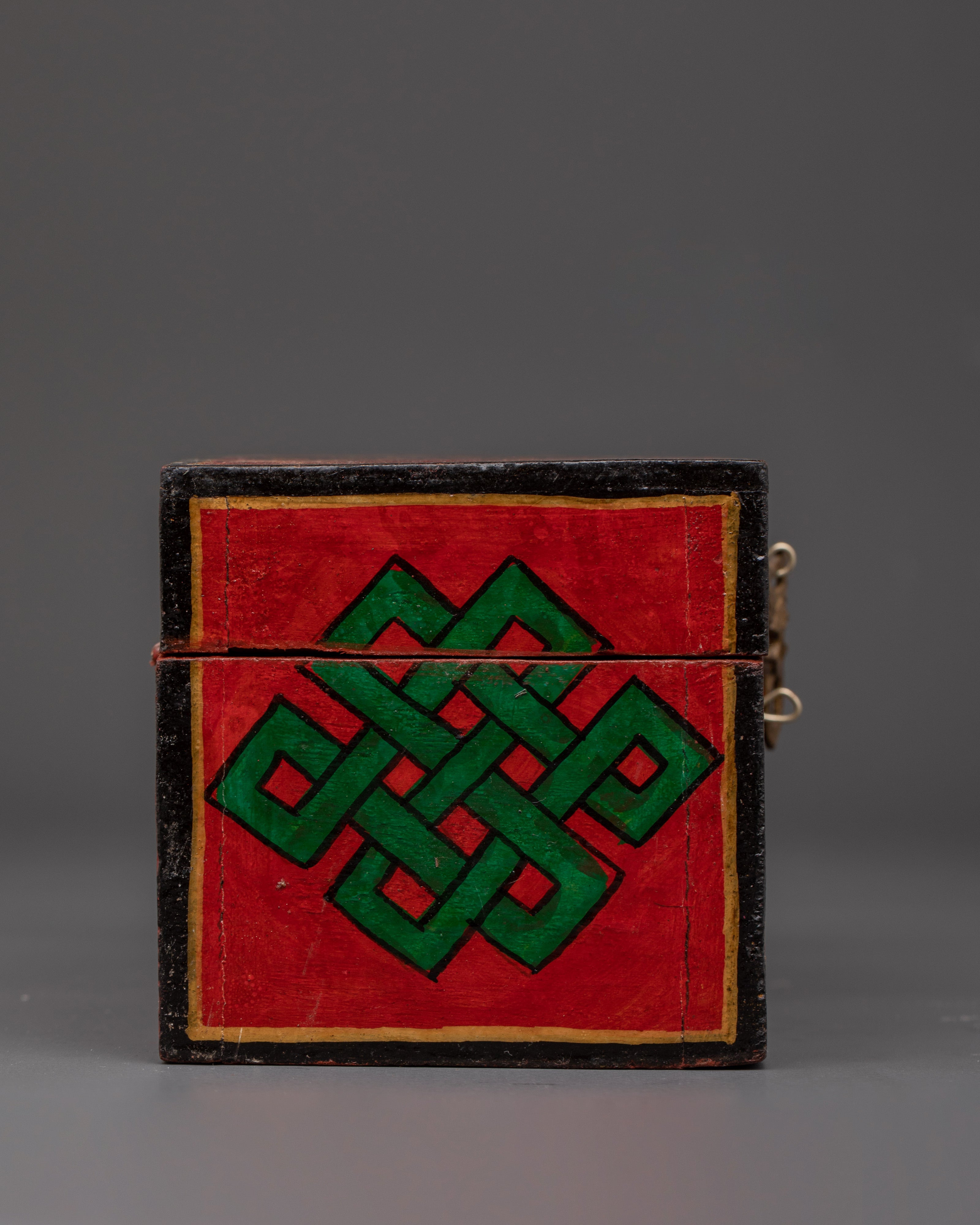 Decorative Wooden Storage Box | Handcrafted Painted Wood Chest