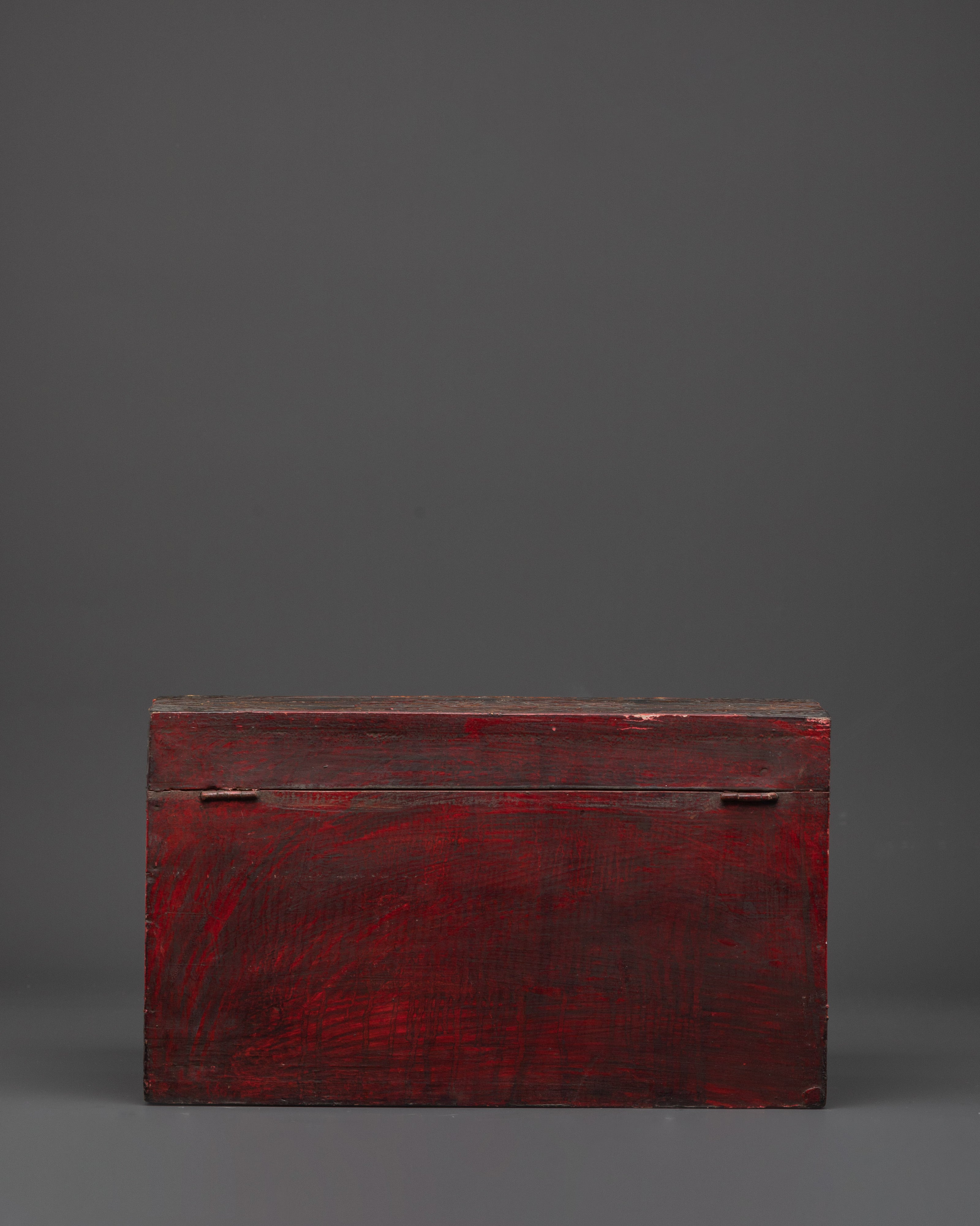 Tibetan Hand-Painted Sacred Object Box | Wooden Box for Rituals & Spiritual Keepsakes