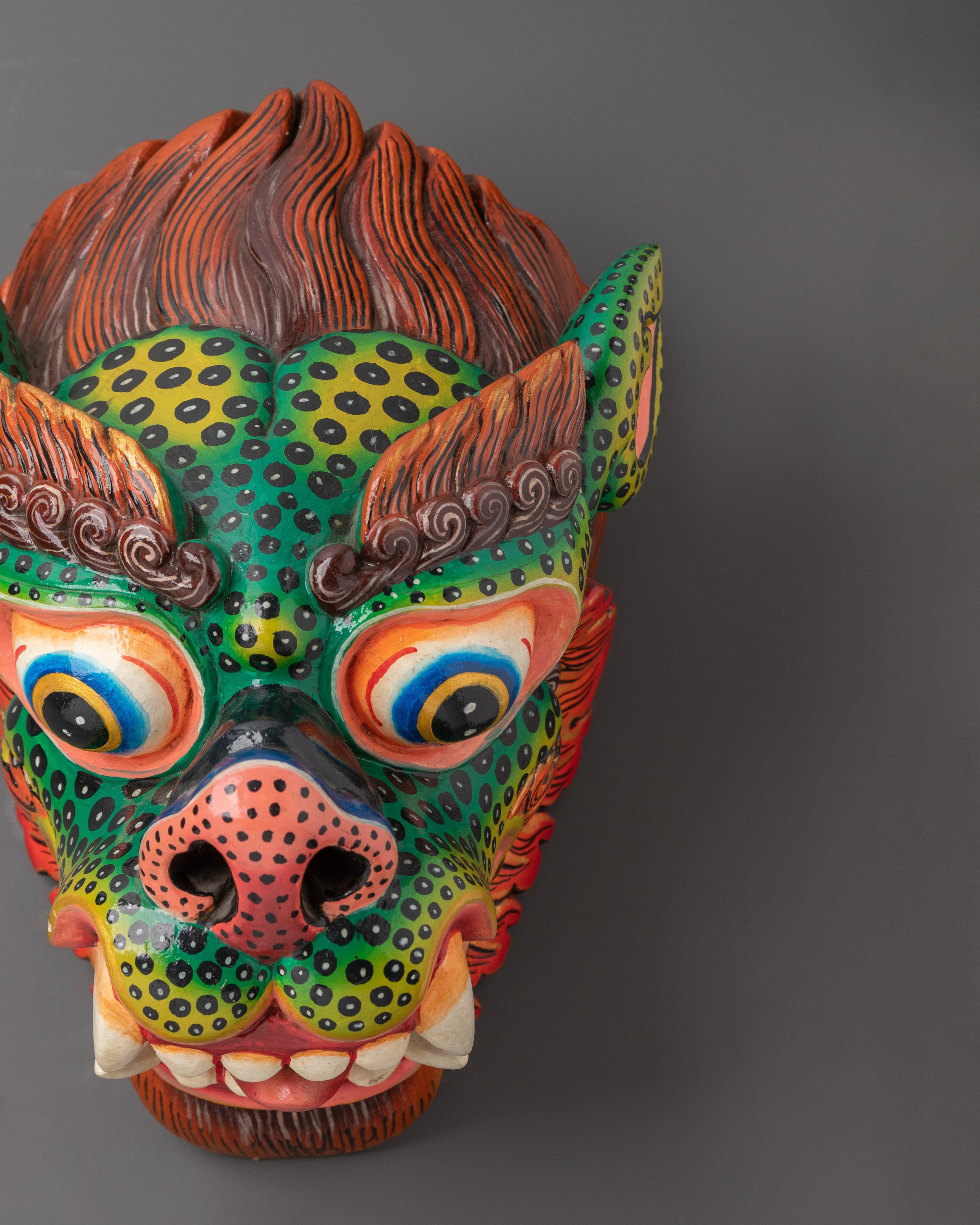 Tibetan Wall Mask | Sacred Space Decor