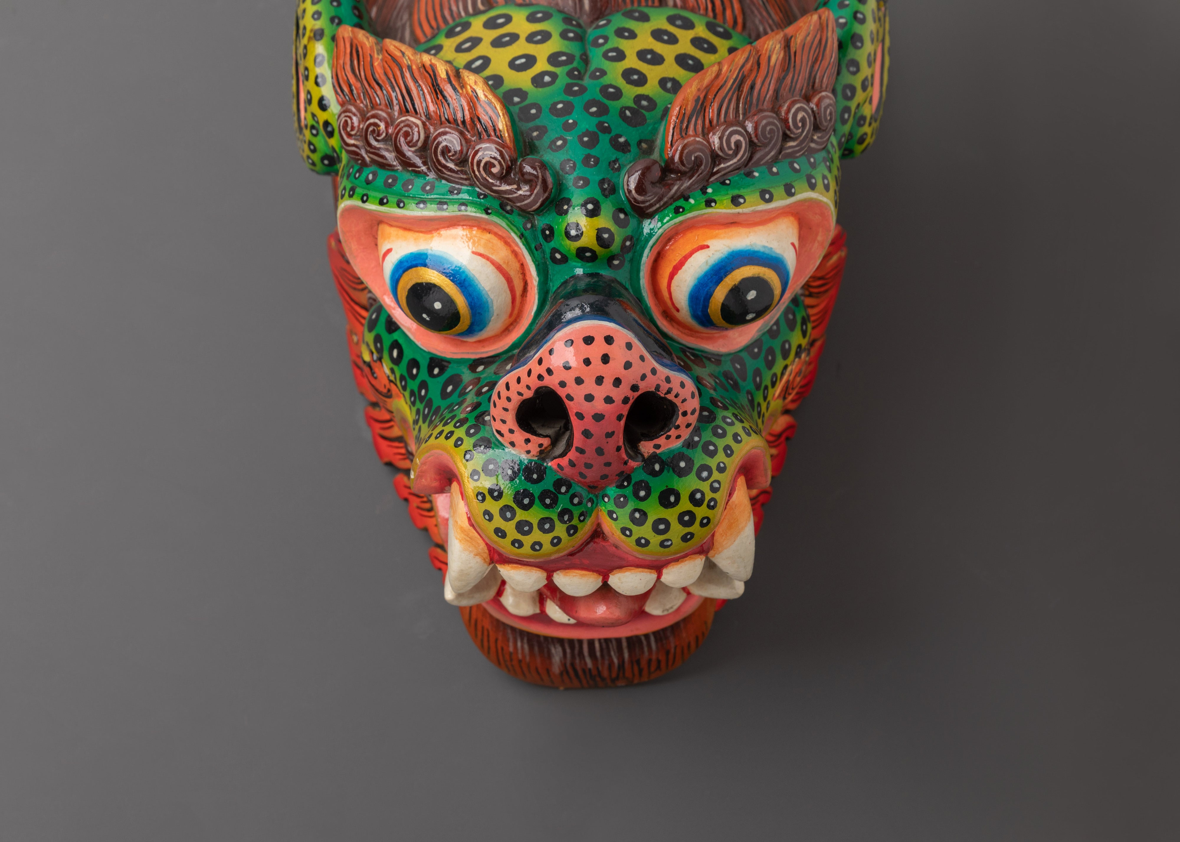 Tibetan Wall Mask | Sacred Space Decor