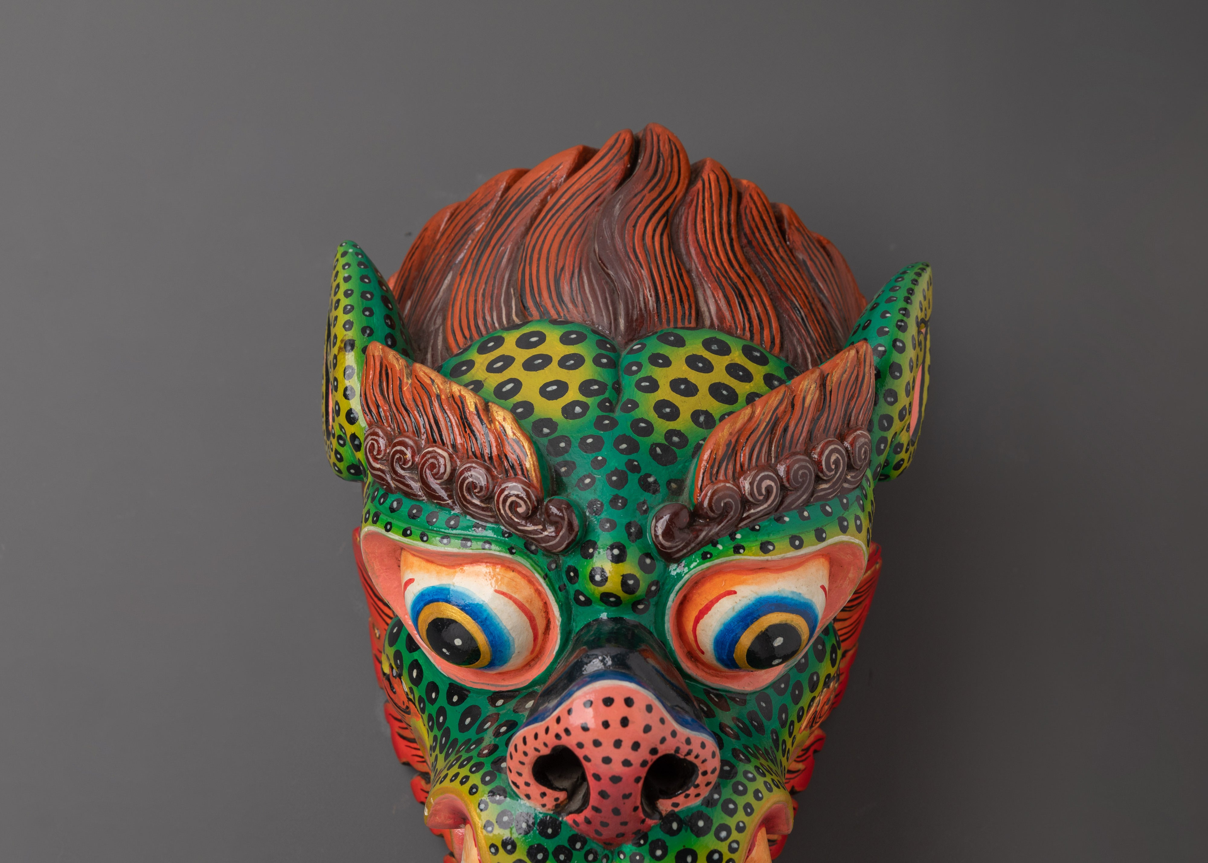 Tibetan Wall Mask | Sacred Space Decor