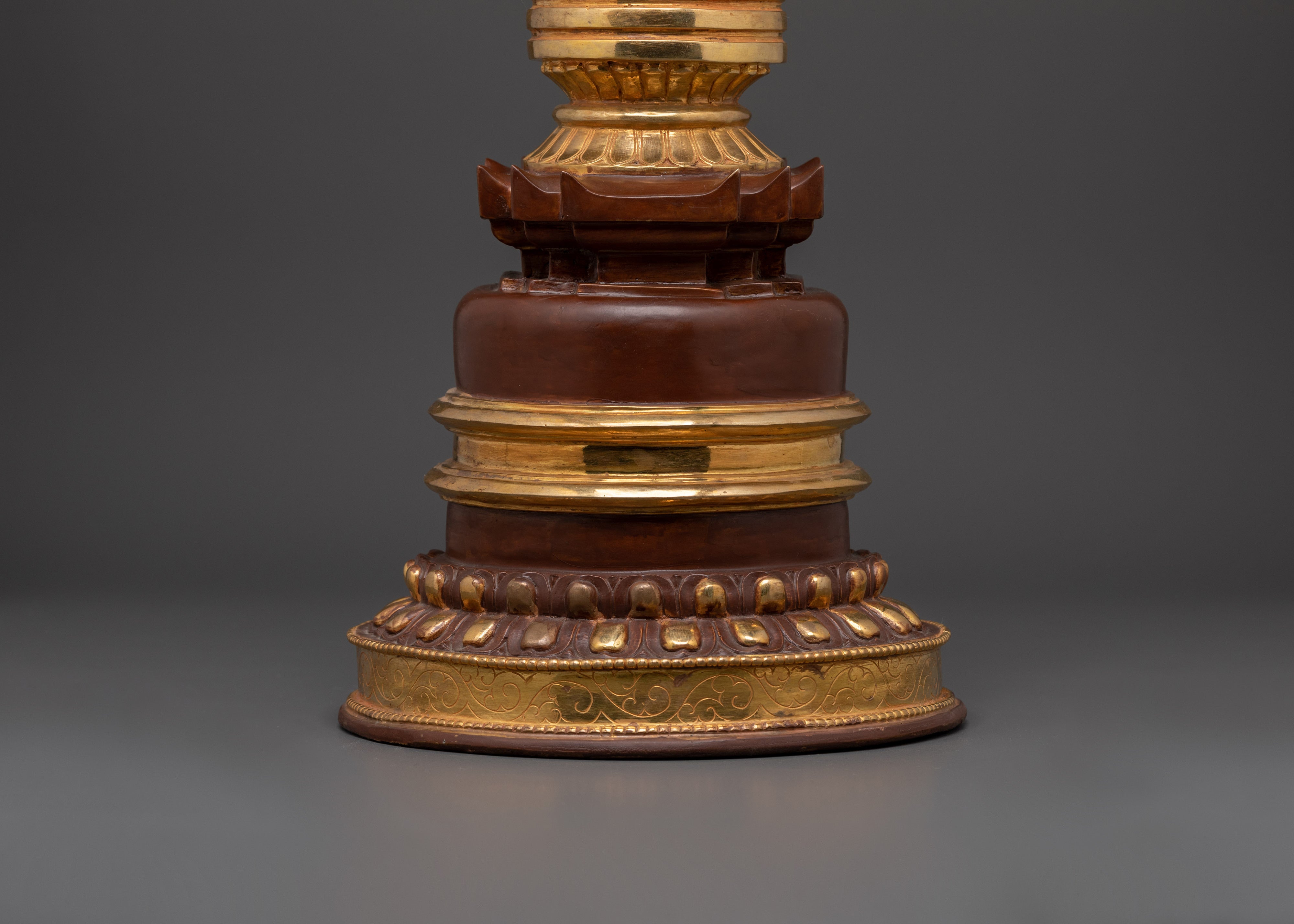 Handmade Golden Stupa | Symbol of Enlightenment