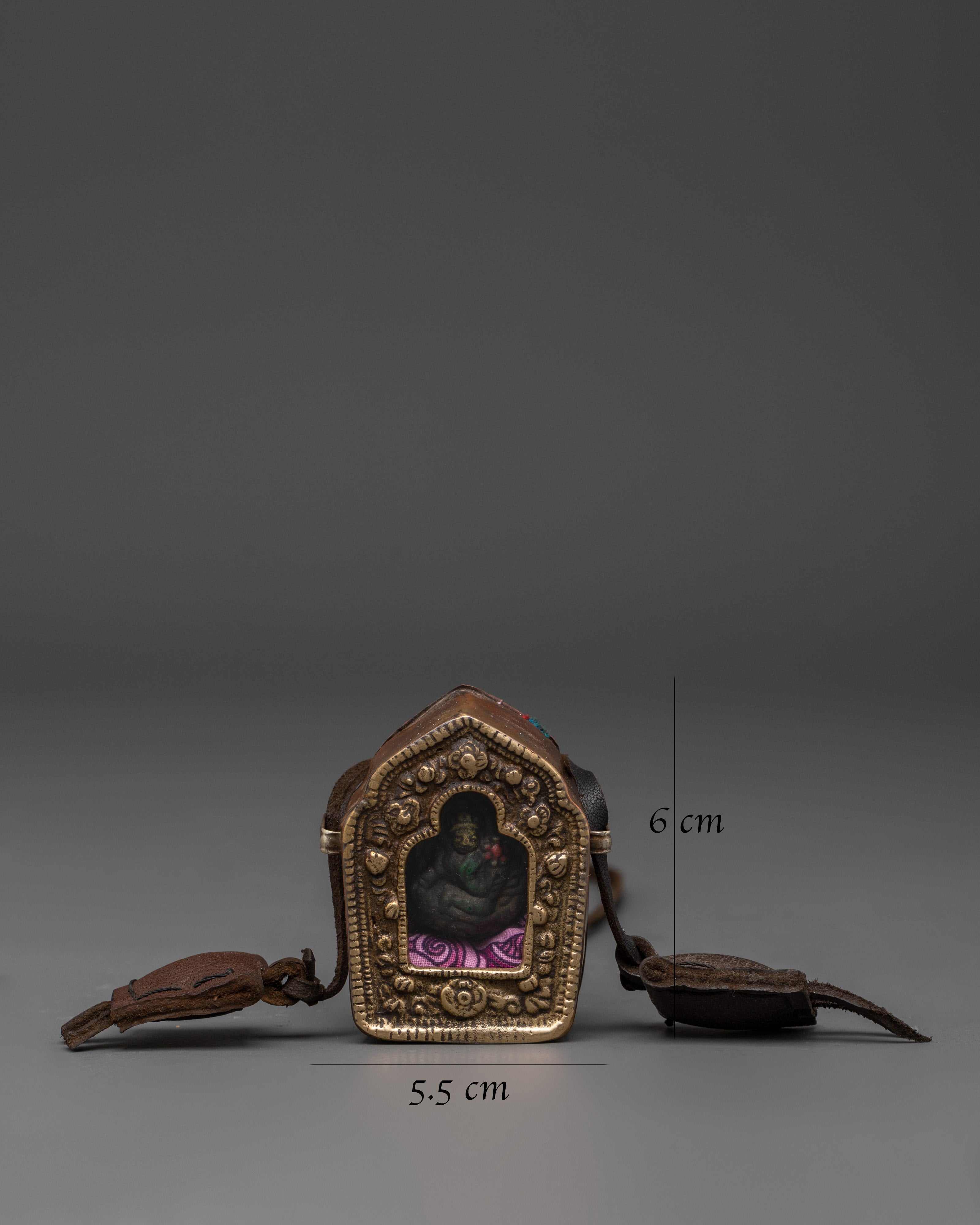 Ghau Box with a Buddhist Deity | Portable Shrine for Meditation and Mindfulness