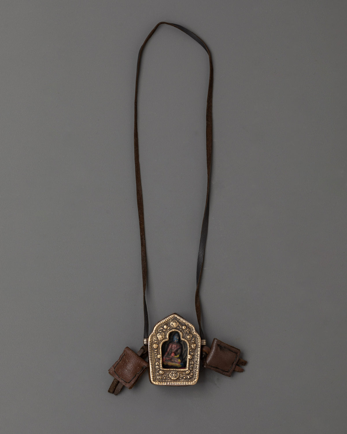 Buddhist Ghau Prayer Box | Buddhist Amulet for Prayer & Healing