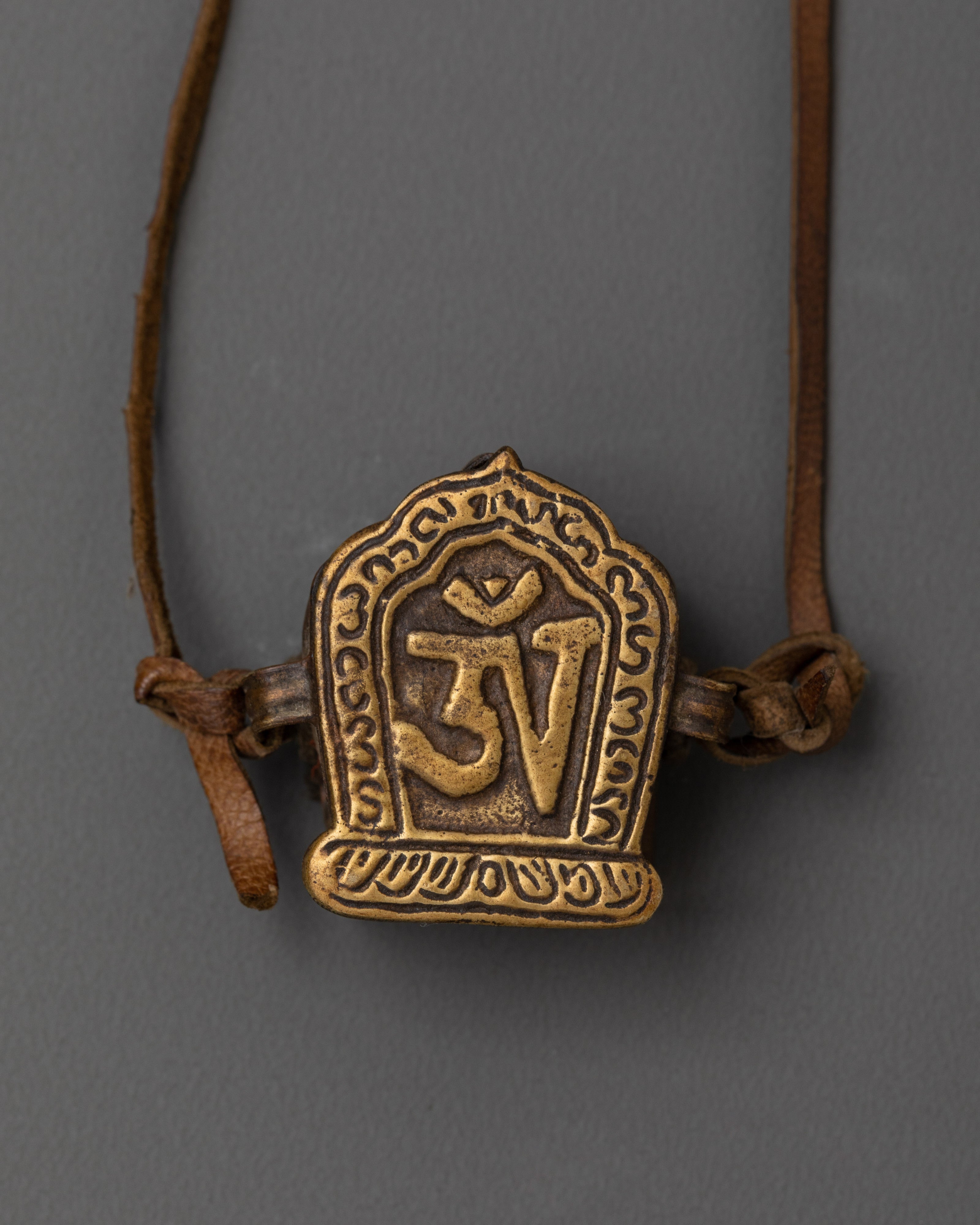 Spiritual Protection Ghau Box | Amulet Box for Prayer, Healing, and Sacred Mantra Storage
