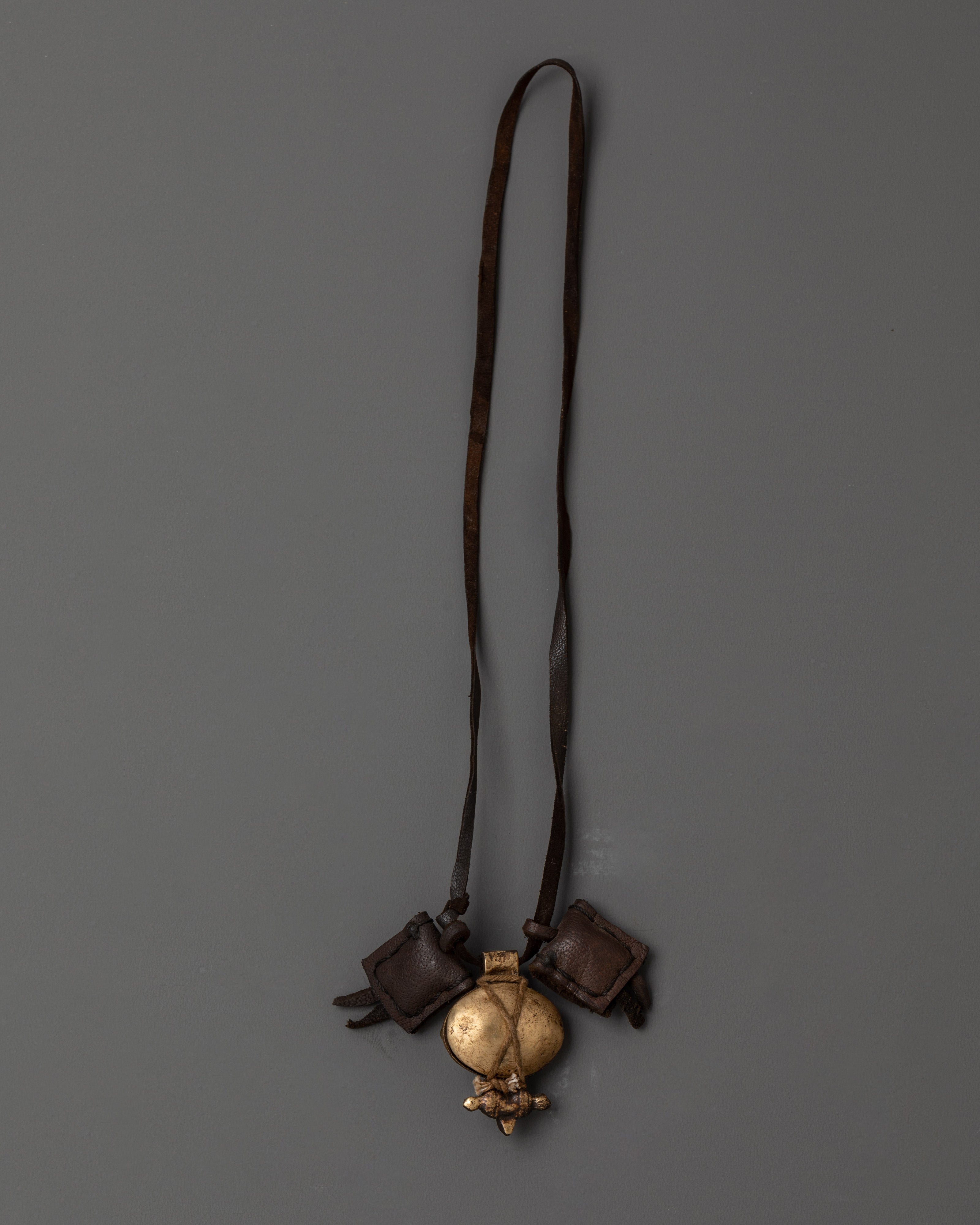 Energy Protection Ghau Box Locket  | Brass Amulet with Healing and Meditation