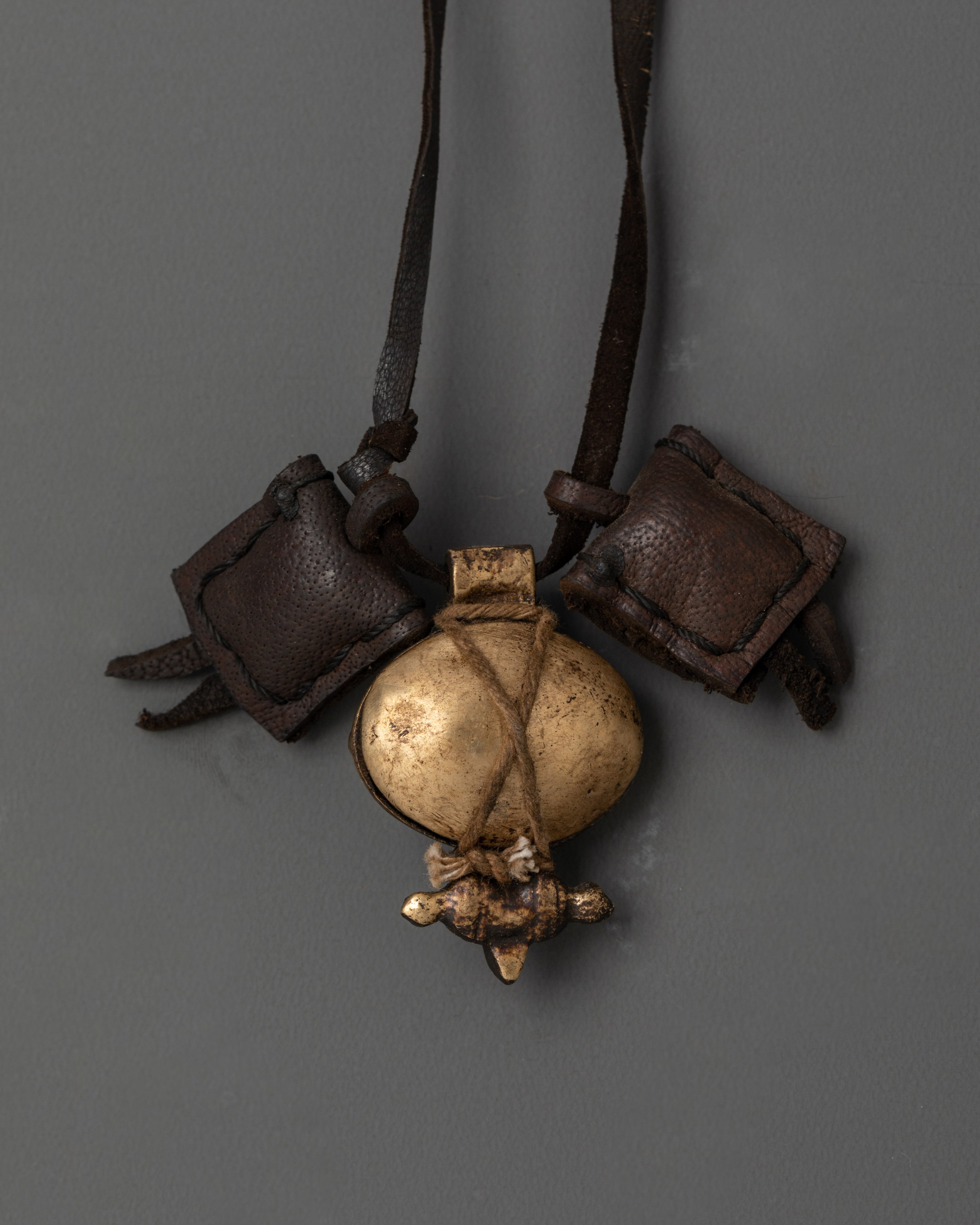 Energy Protection Ghau Box Locket  | Brass Amulet with Healing and Meditation