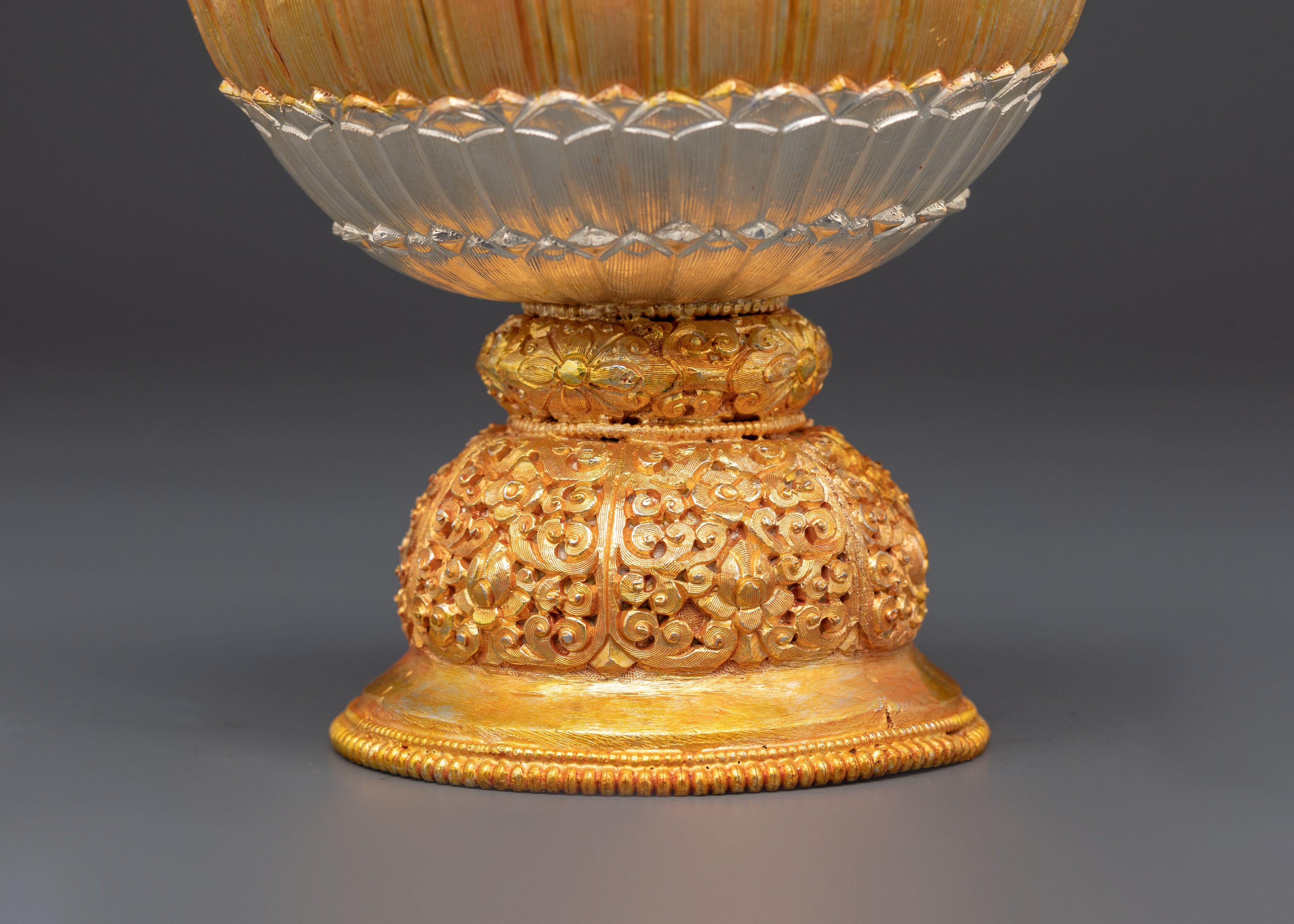 Handcrafted Dhupur Rice Pot Decorative Piece | Tibetan Buddhist Rites and Rituals