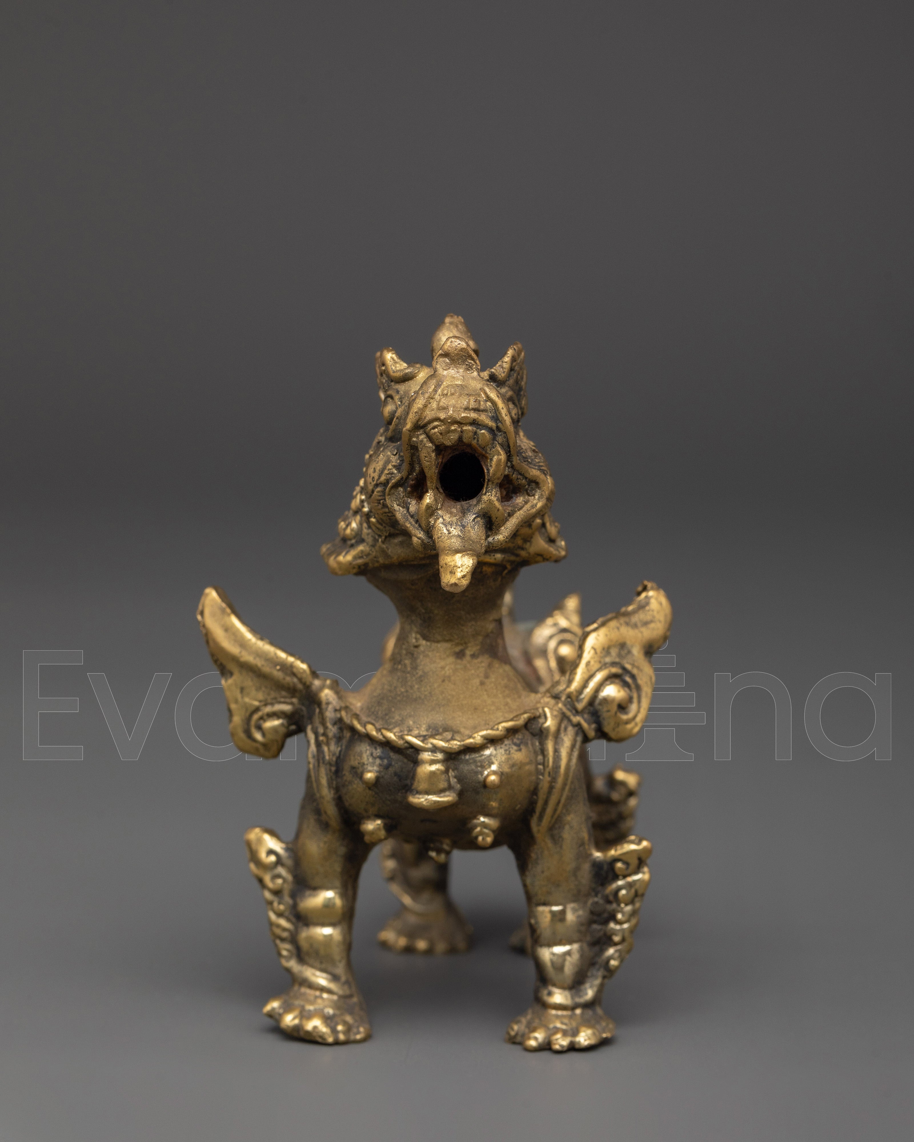 Brass Lion Figurine