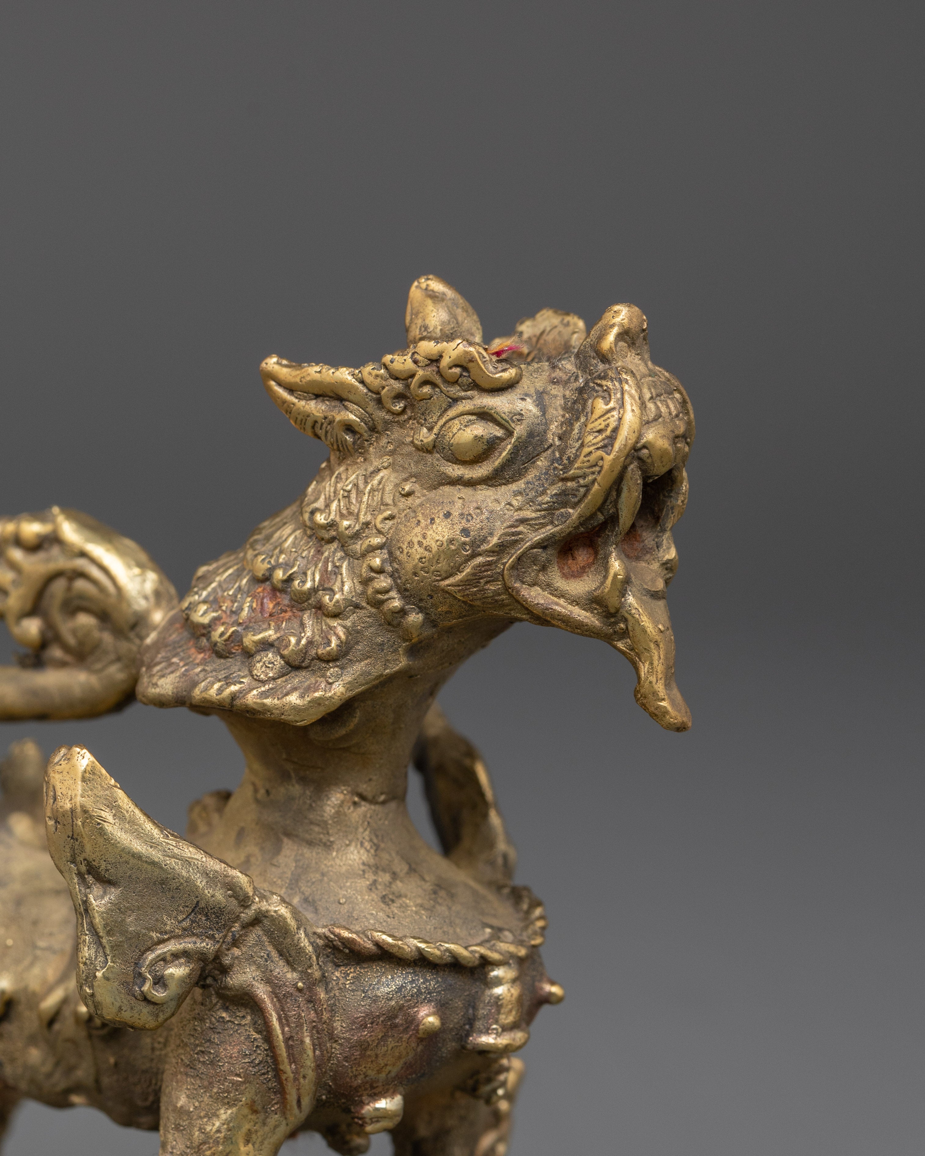 Handcrafted Brass Lion Set | Symbol of Strength and Protection