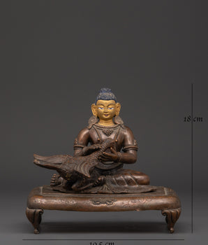 Handcrafted Oxidized Copper Siddhartha Gautam Statue | Sacred Buddhist Art
