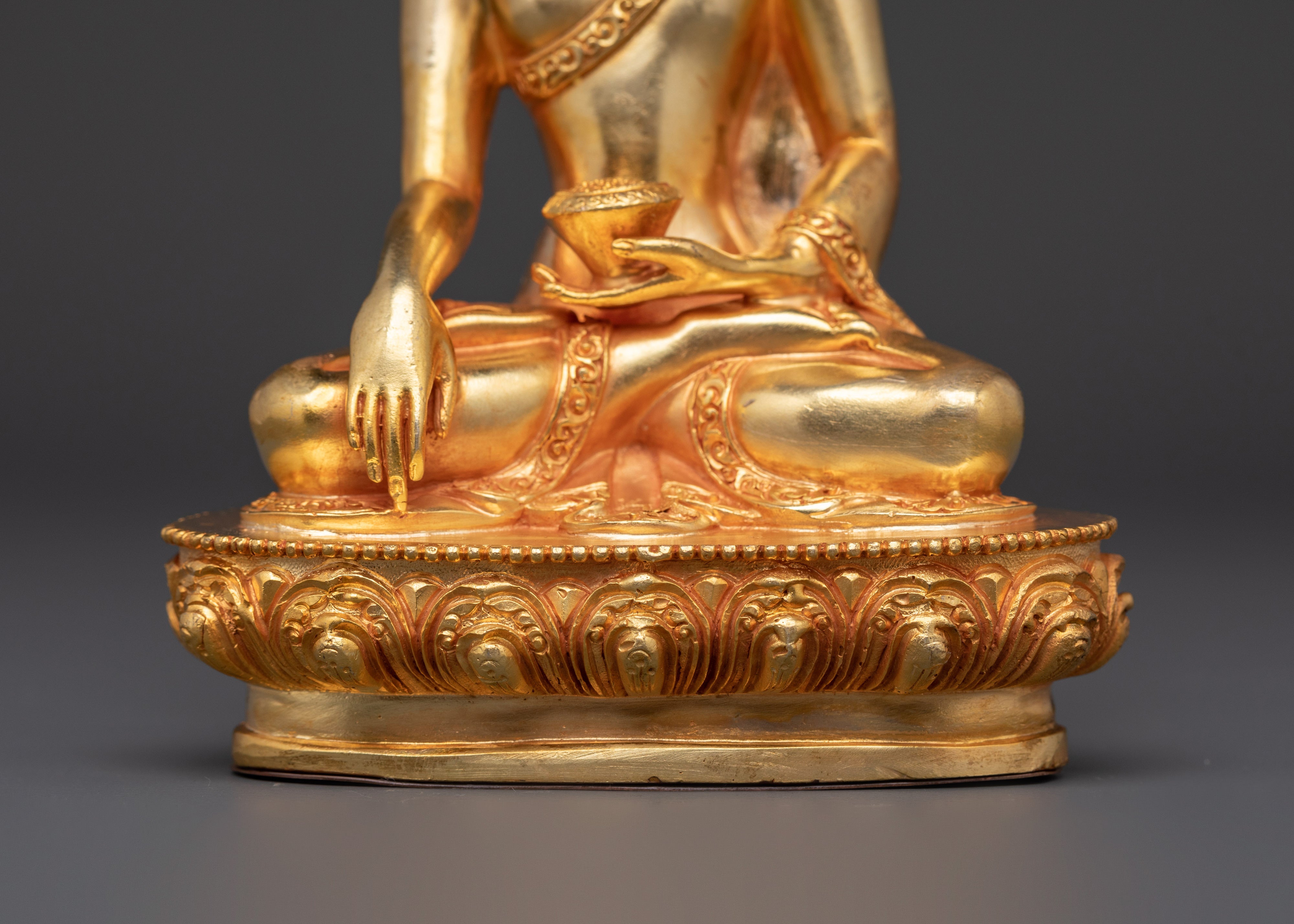 Shakyamuni buddha Mindfulness statue | Copper Buddha