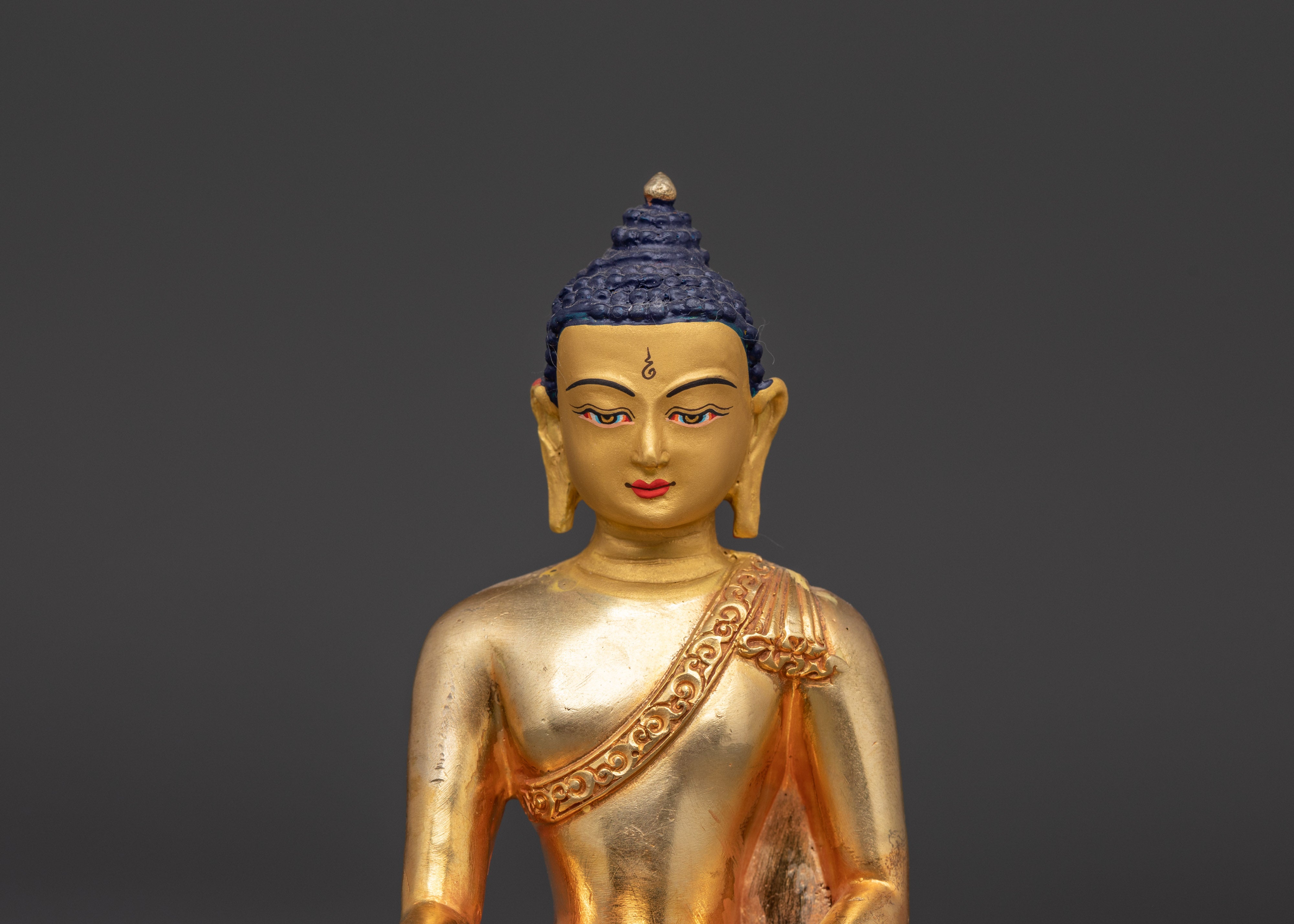 Shakyamuni buddha Mindfulness statue | Copper Buddha