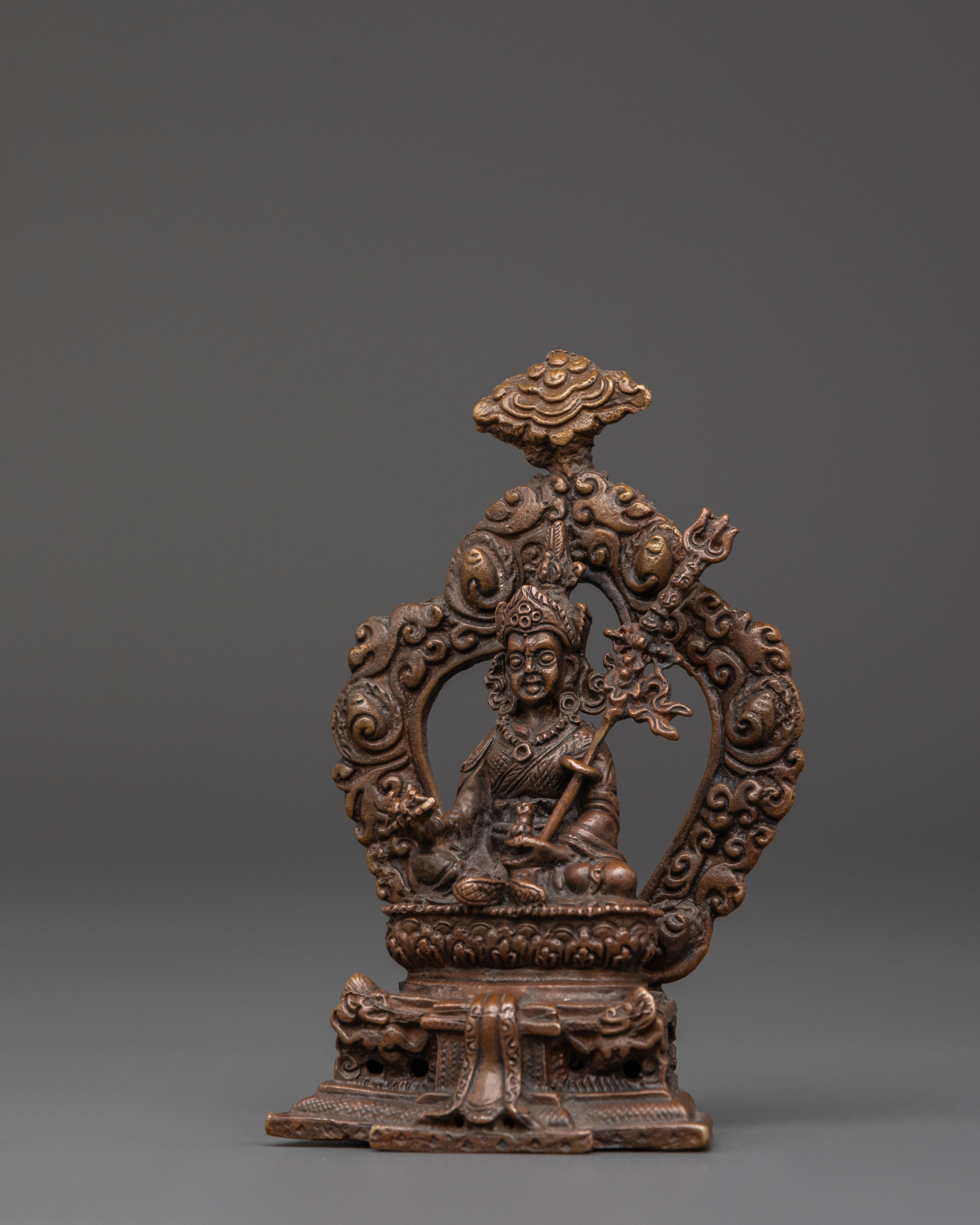 Padmasambhava Handmade statue |  Statue in Oxidized Copper